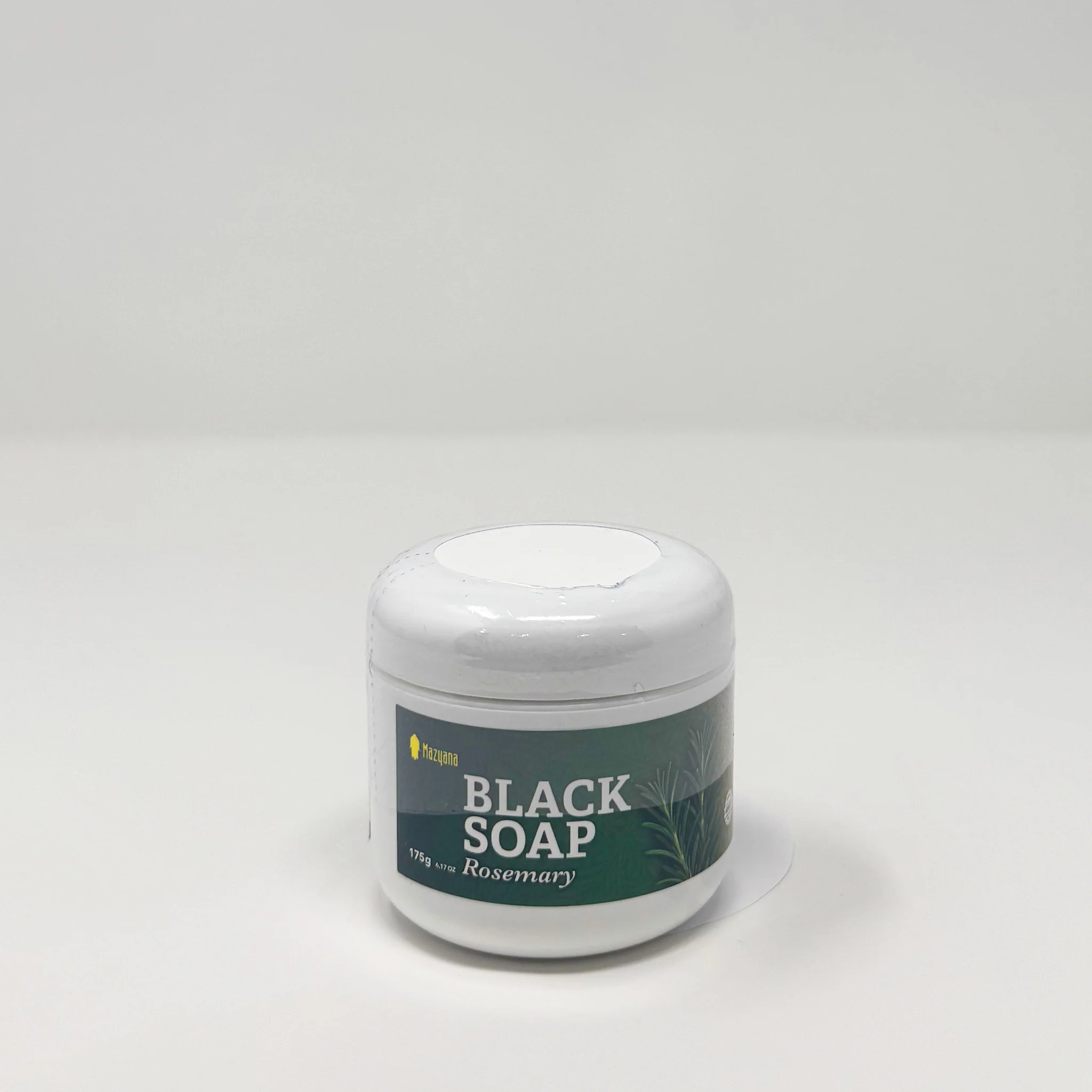 Mazyana Black soap rosemary 175g - Image 2
