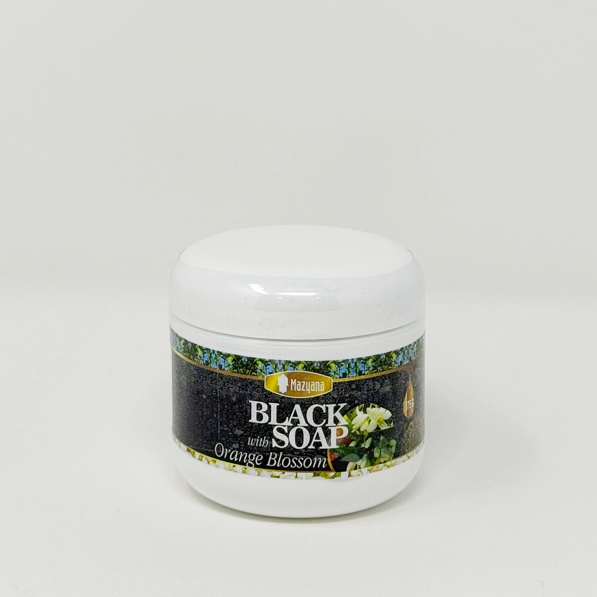 Mazyana Moroccan Black soap orange blossom