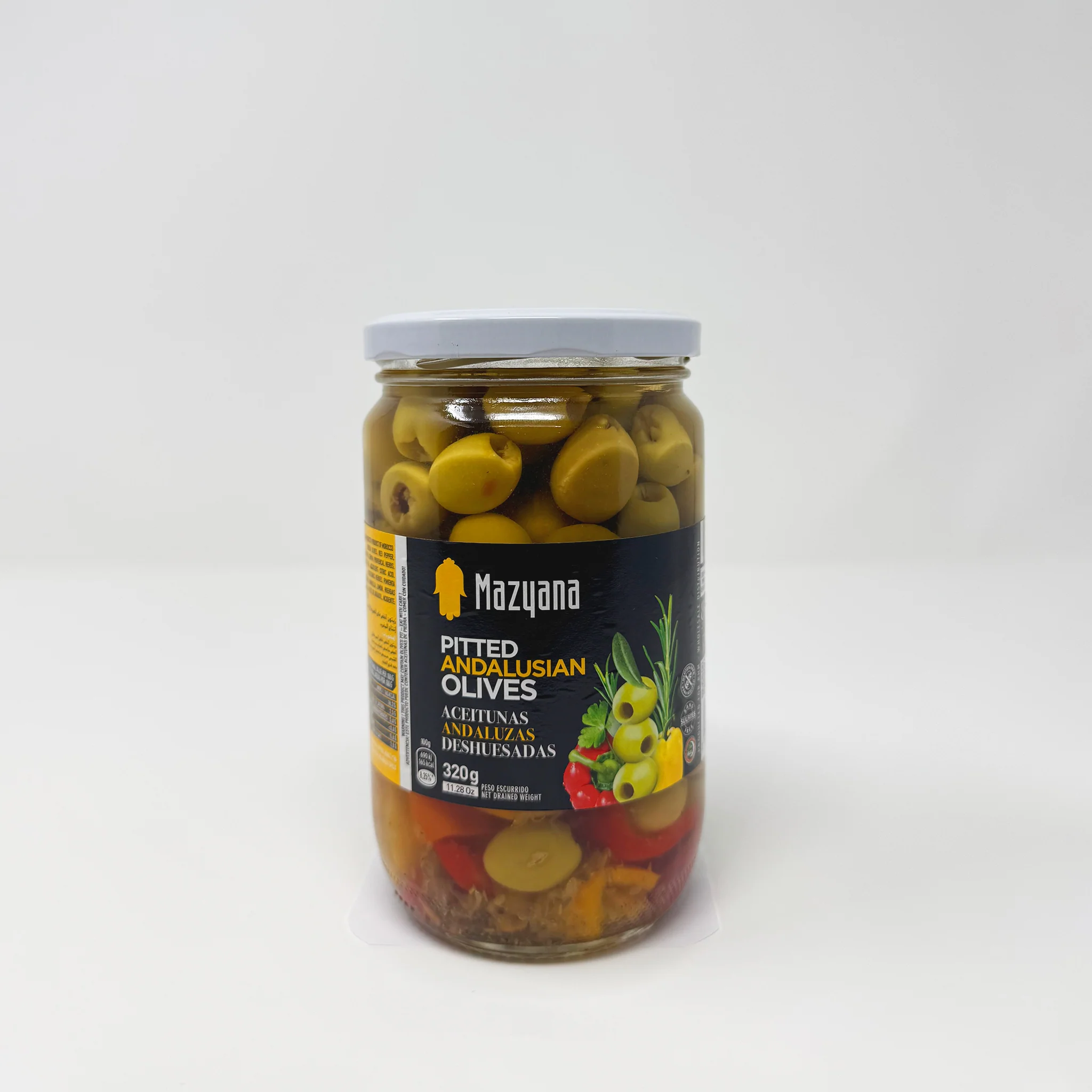 Mazyana Pitted Andalusian Olives 320g