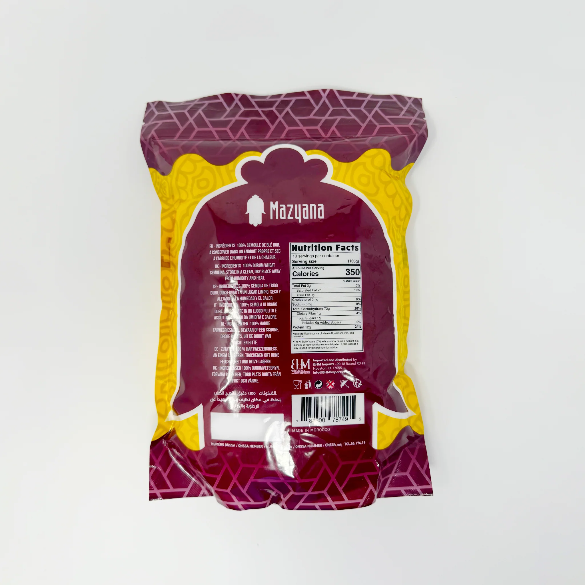 Mazyana Wholemeal Fleur 1kg - Image 2