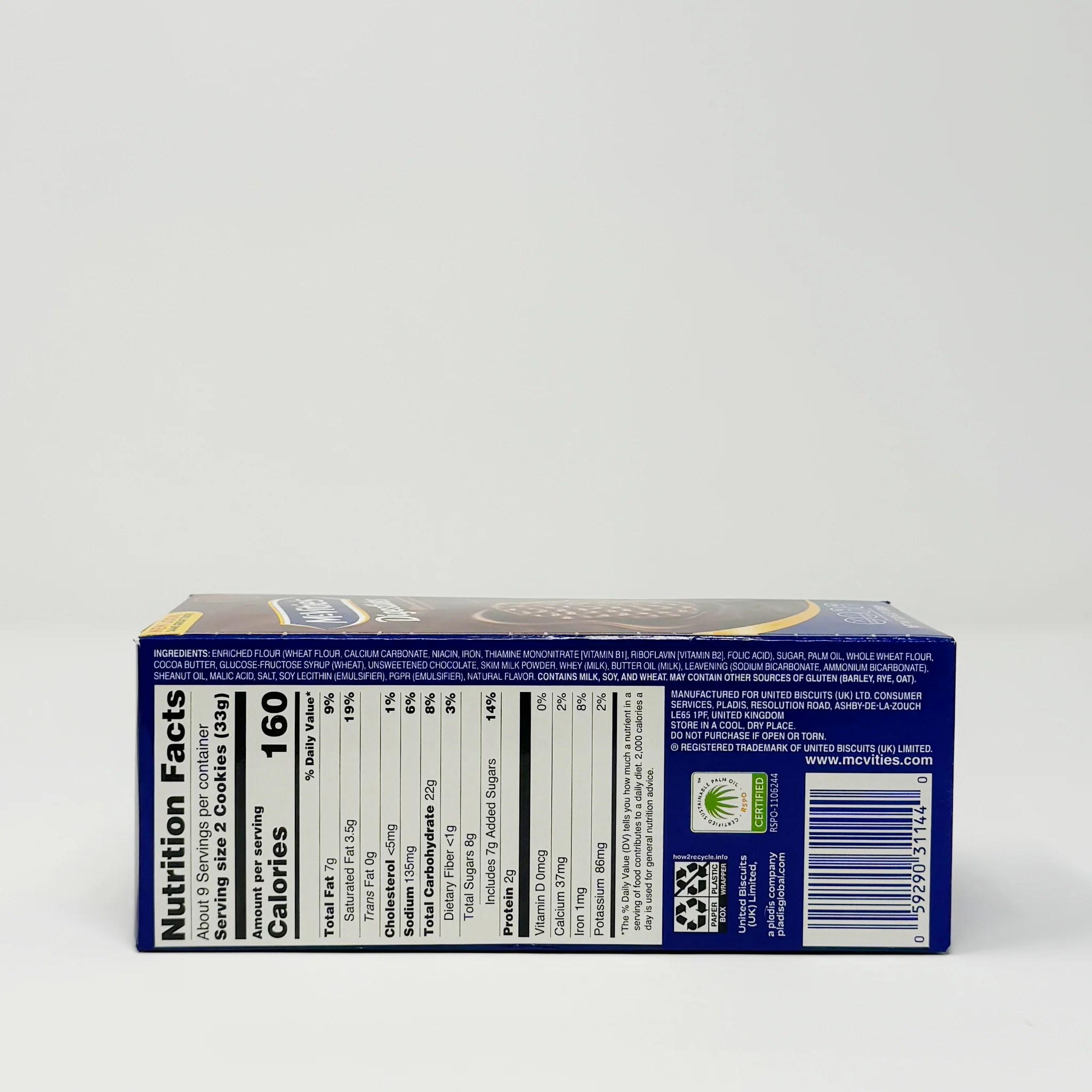 Mc Vities Digestive milk chocolate biscuits 300g - Image 2