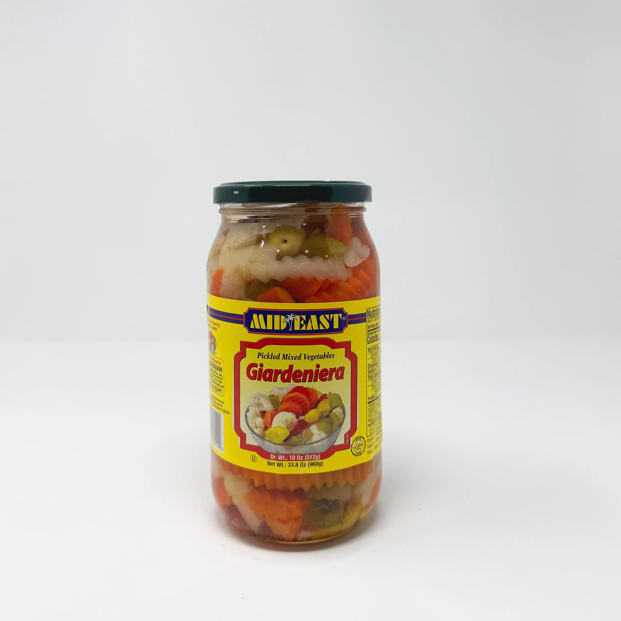 Mid-east Giardiniera mix vegetable