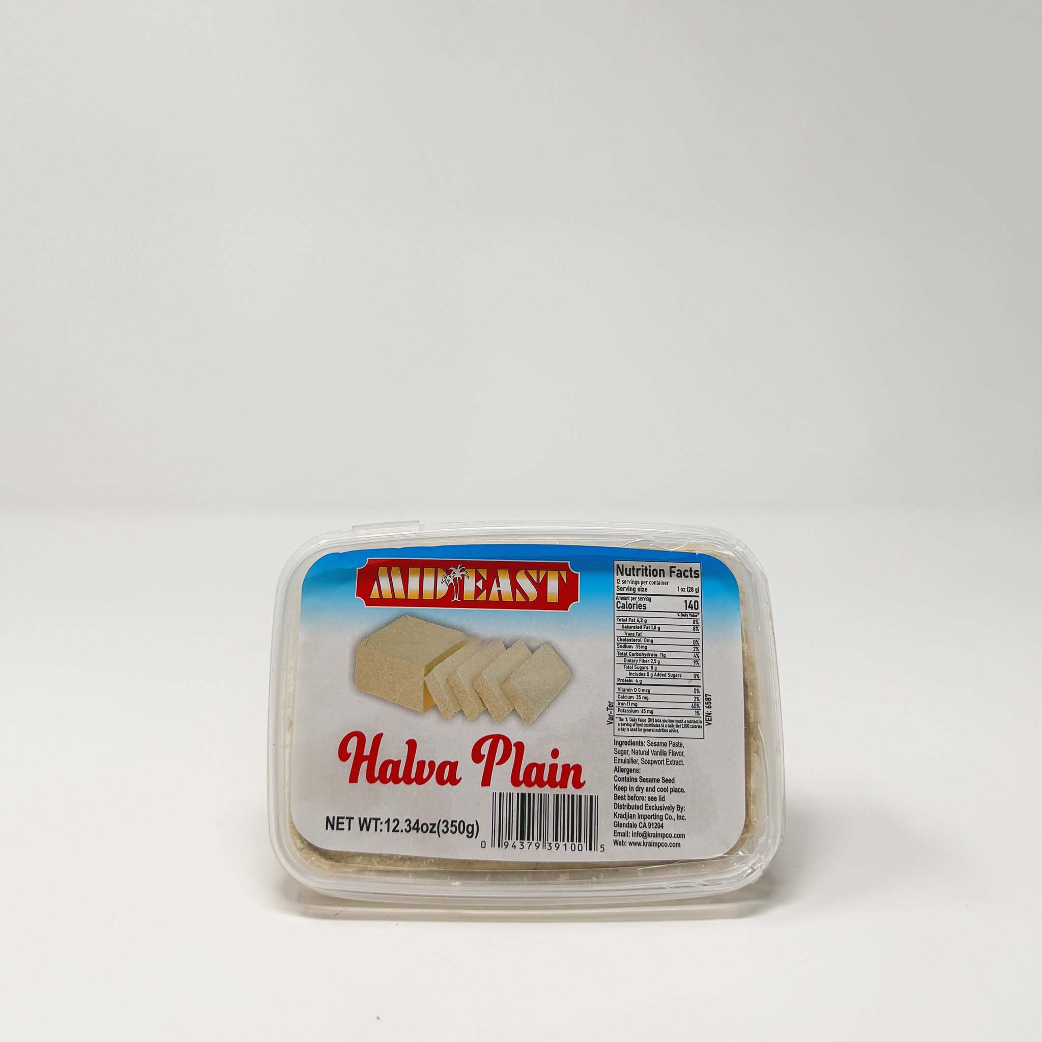 Mid East plain halva 350g