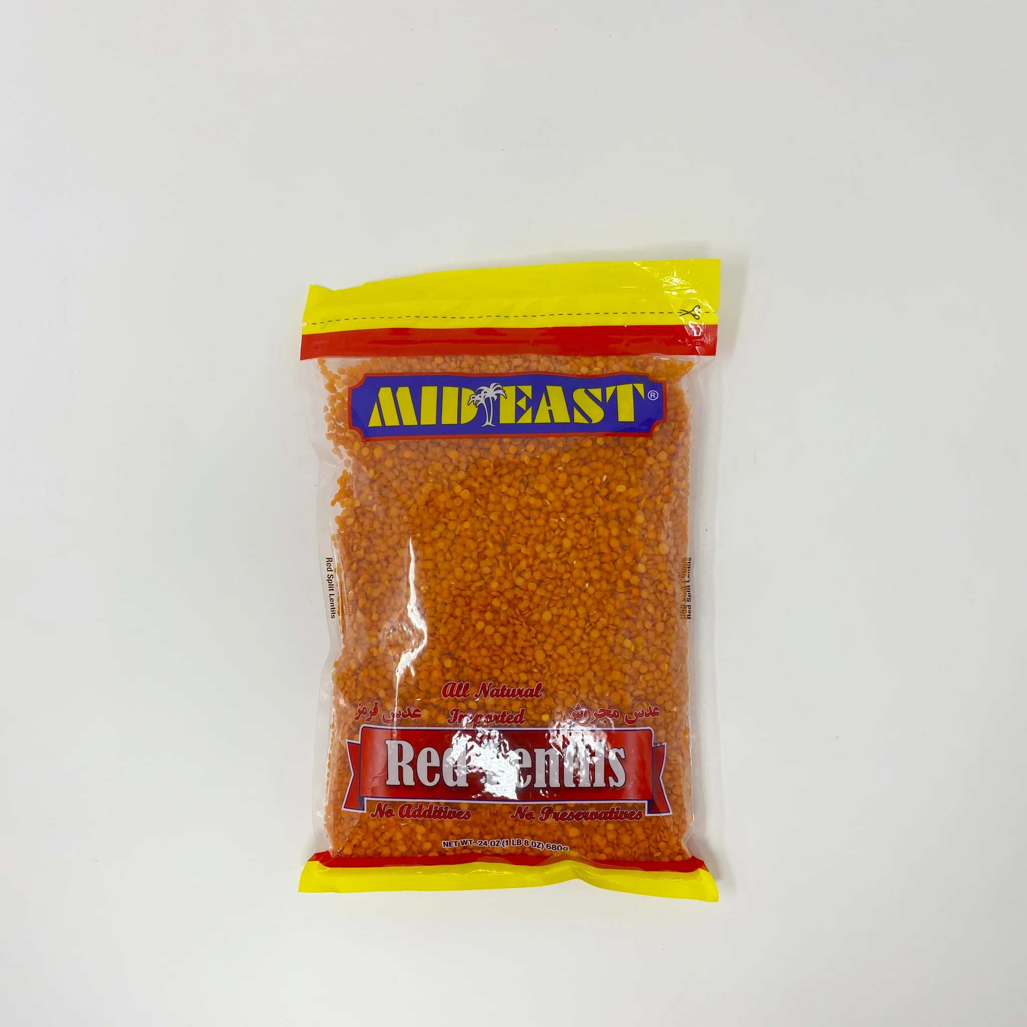 Mid-East red lentils 680g