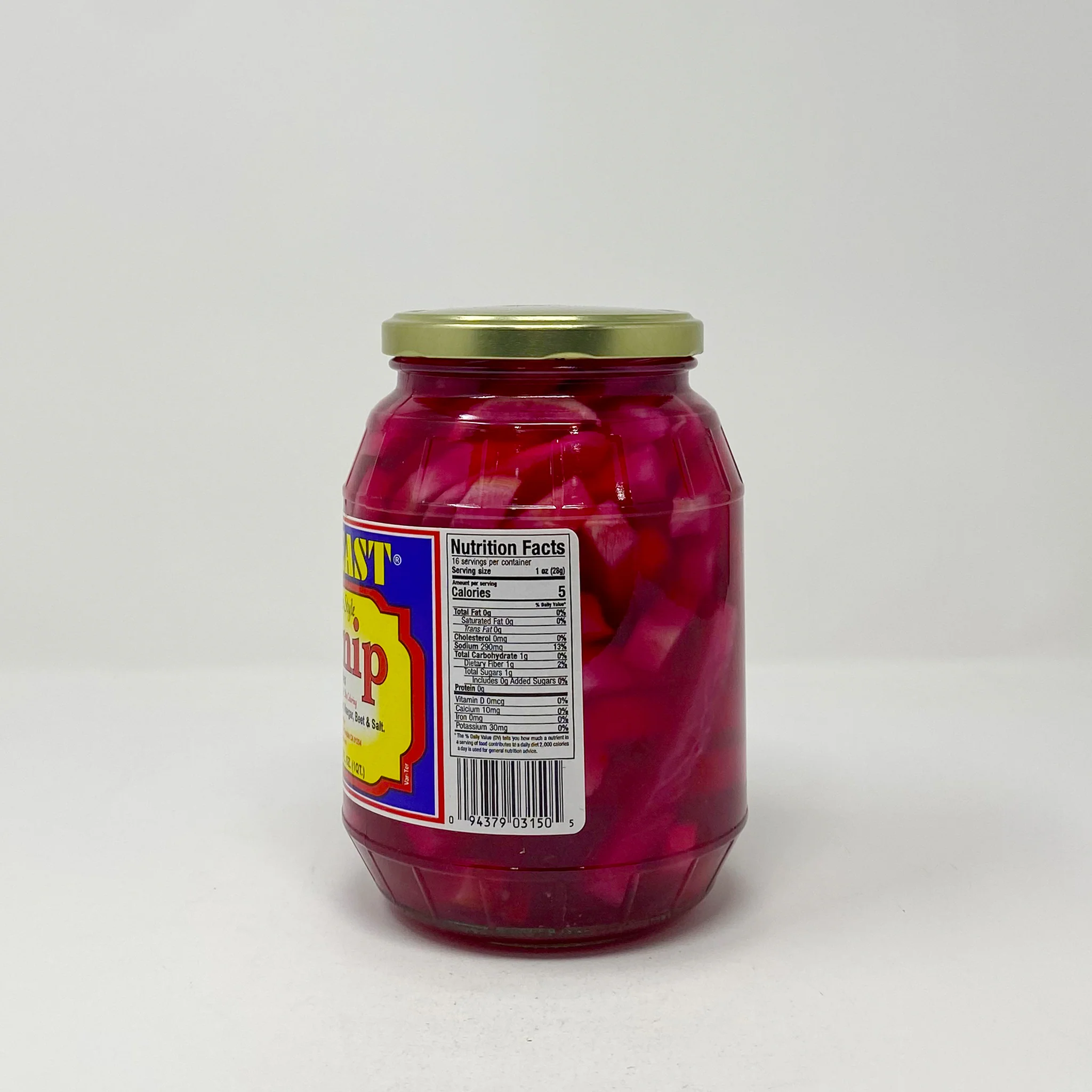 Mid East turnips pickle jar 32oz - Image 3