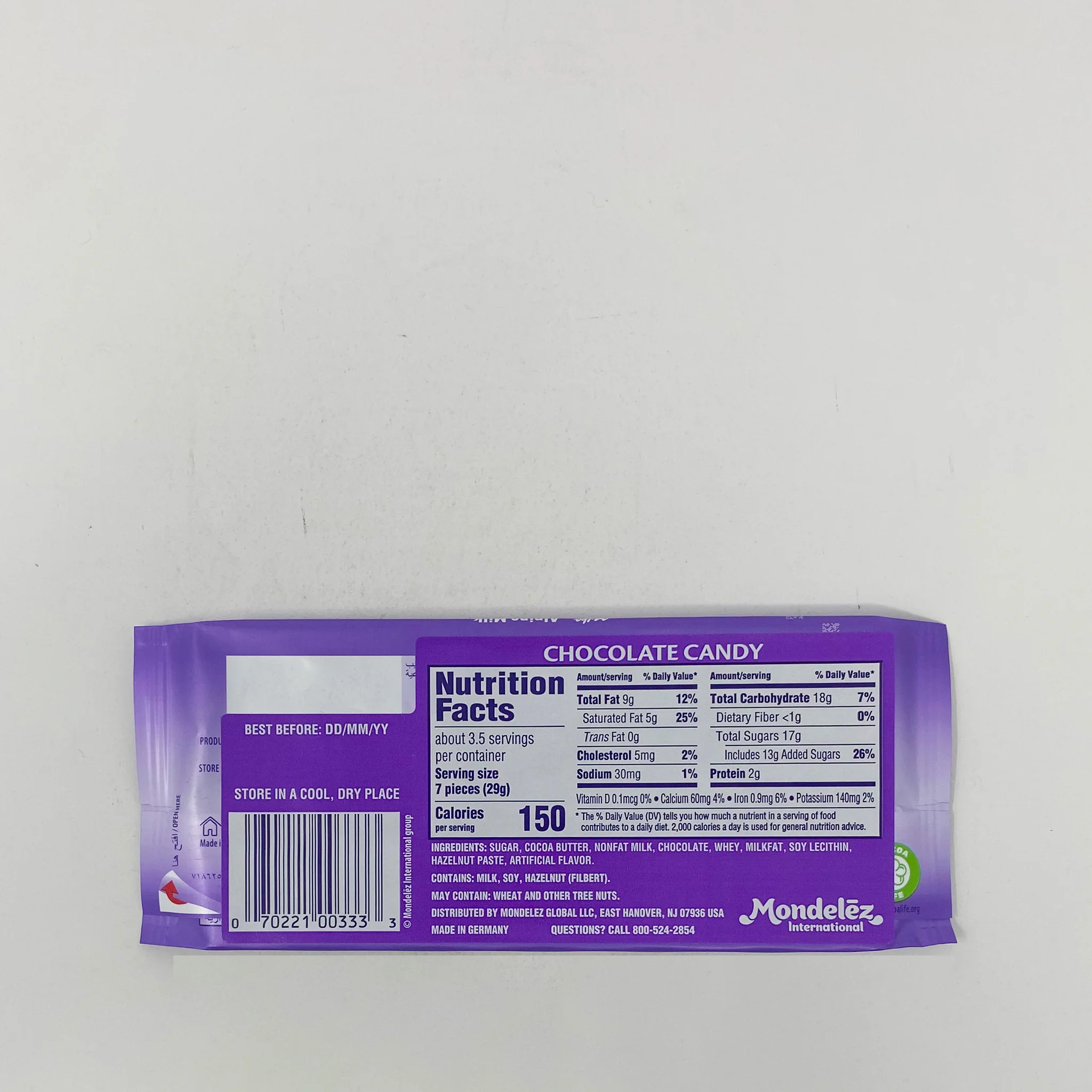 Milka alpine milk chocolate 100g - Image 2