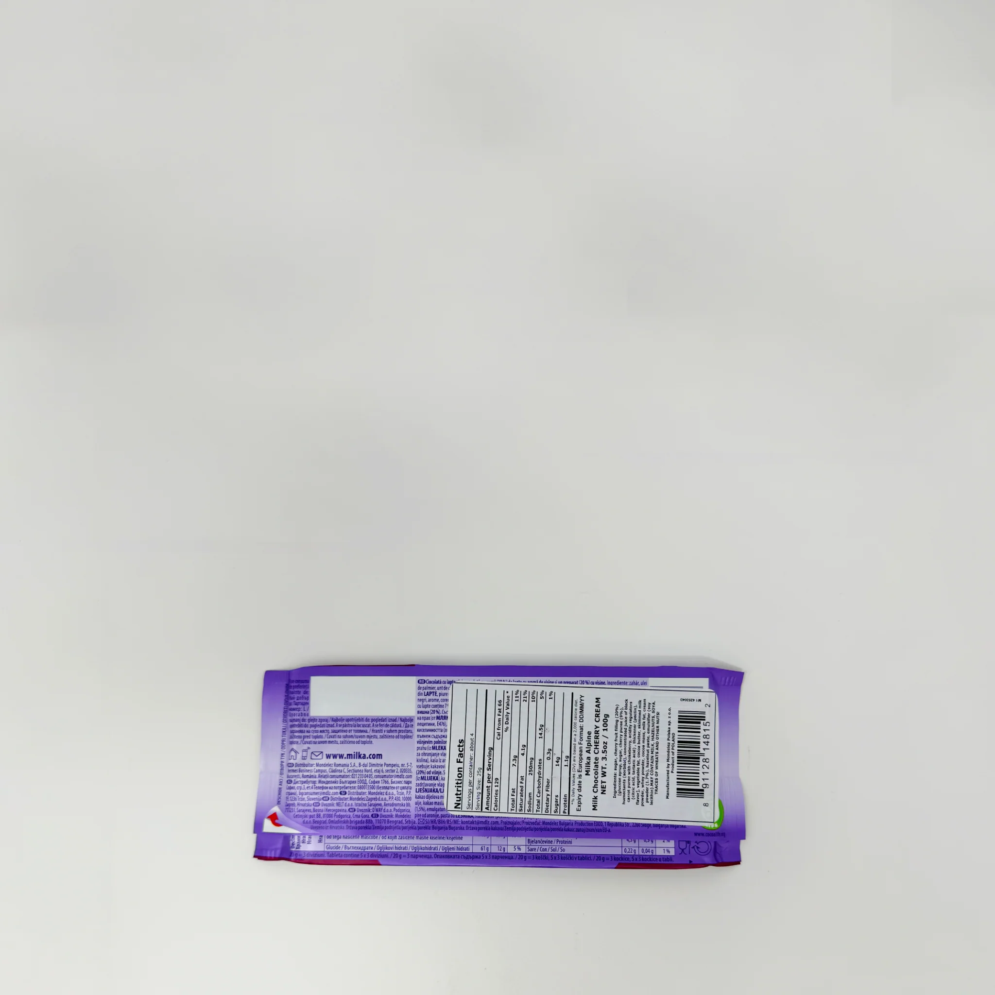 Milka cherry cream 100g - Image 2