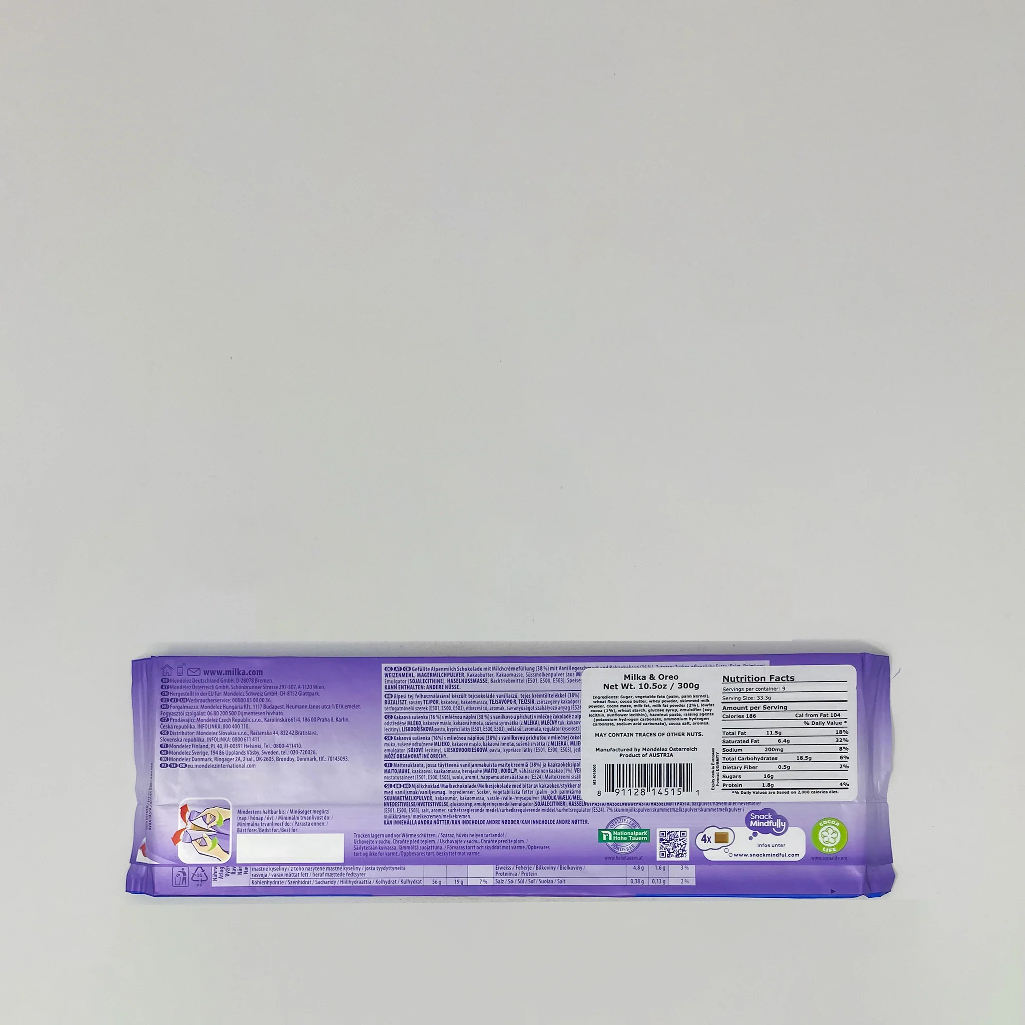 Milka chocolate Oreo 300g - Image 2