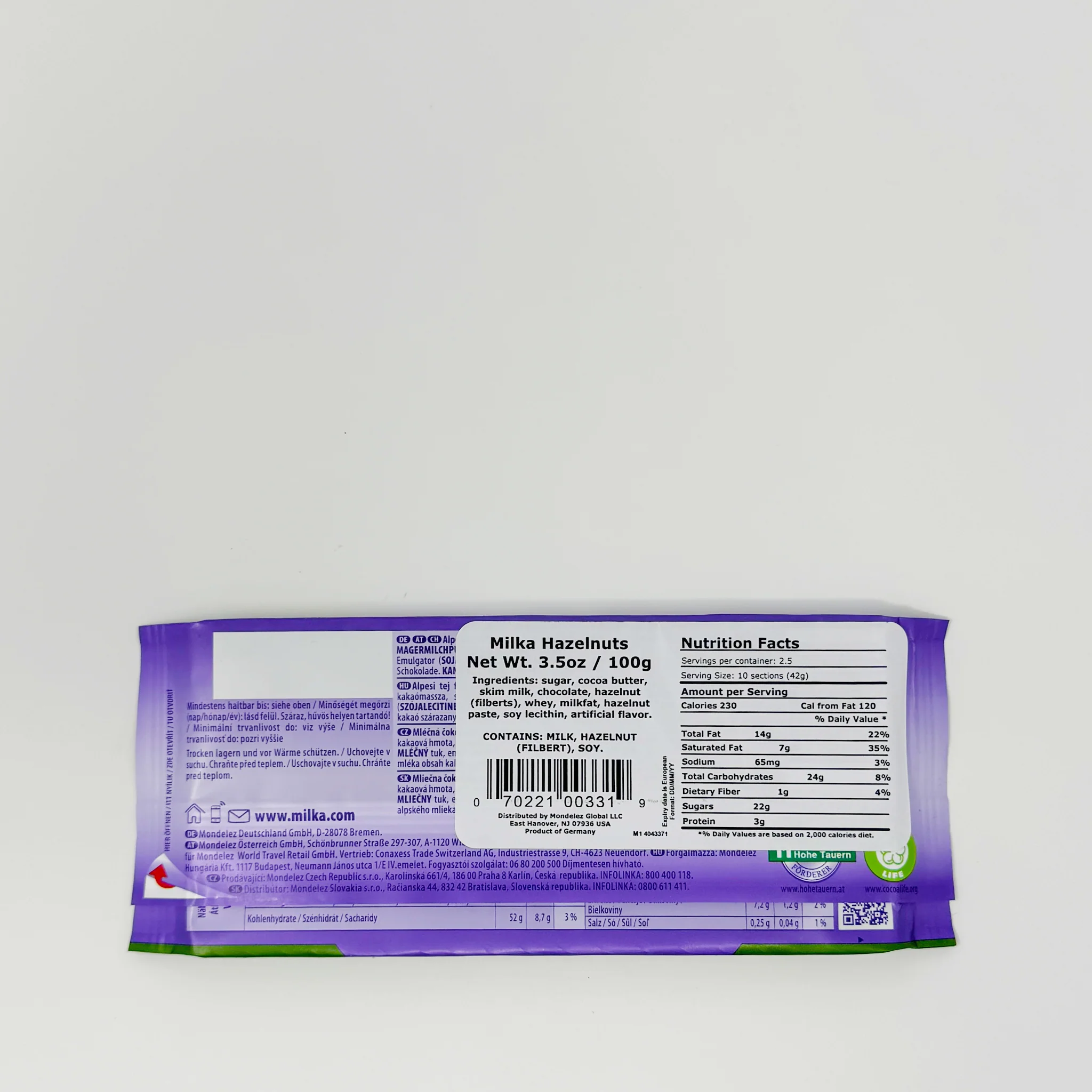 Milka crashed hazelnut 100g - Image 2