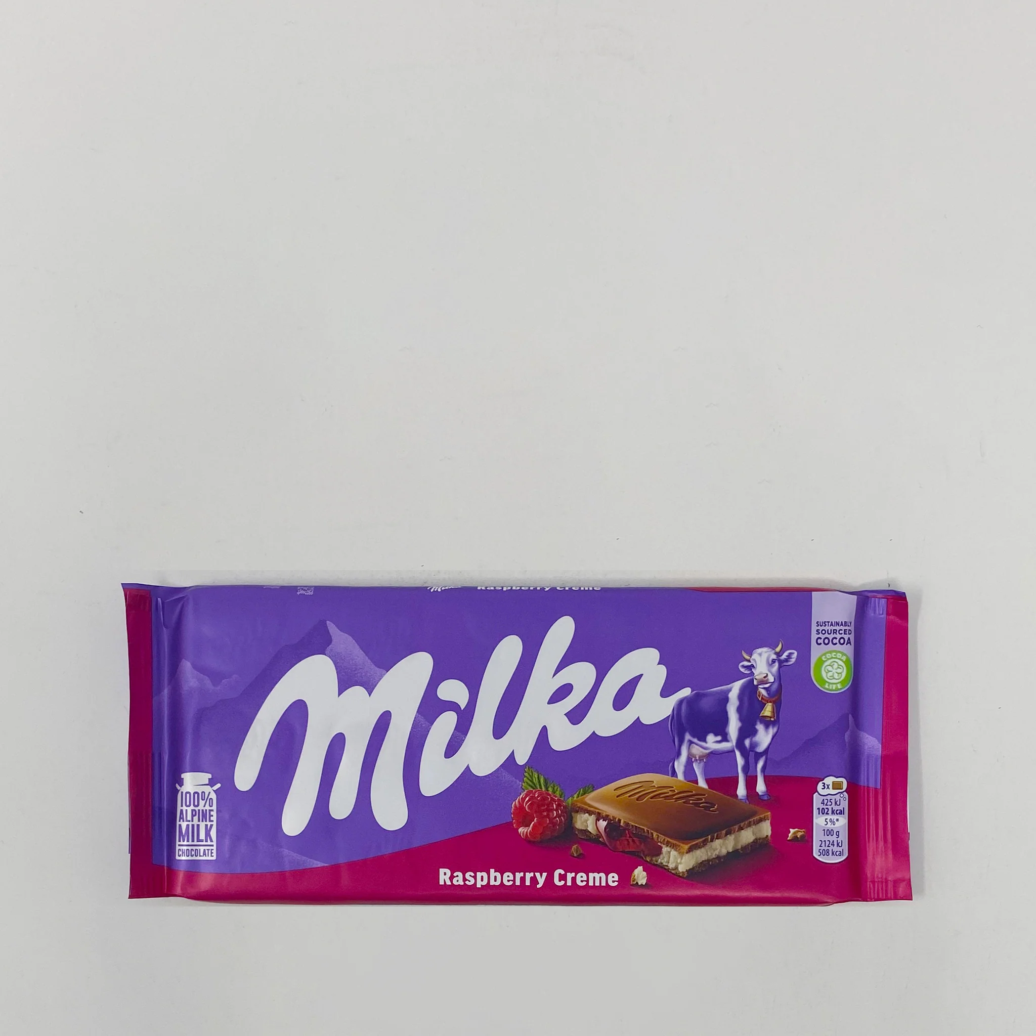 Milka Raspberry cream chocolate 100g