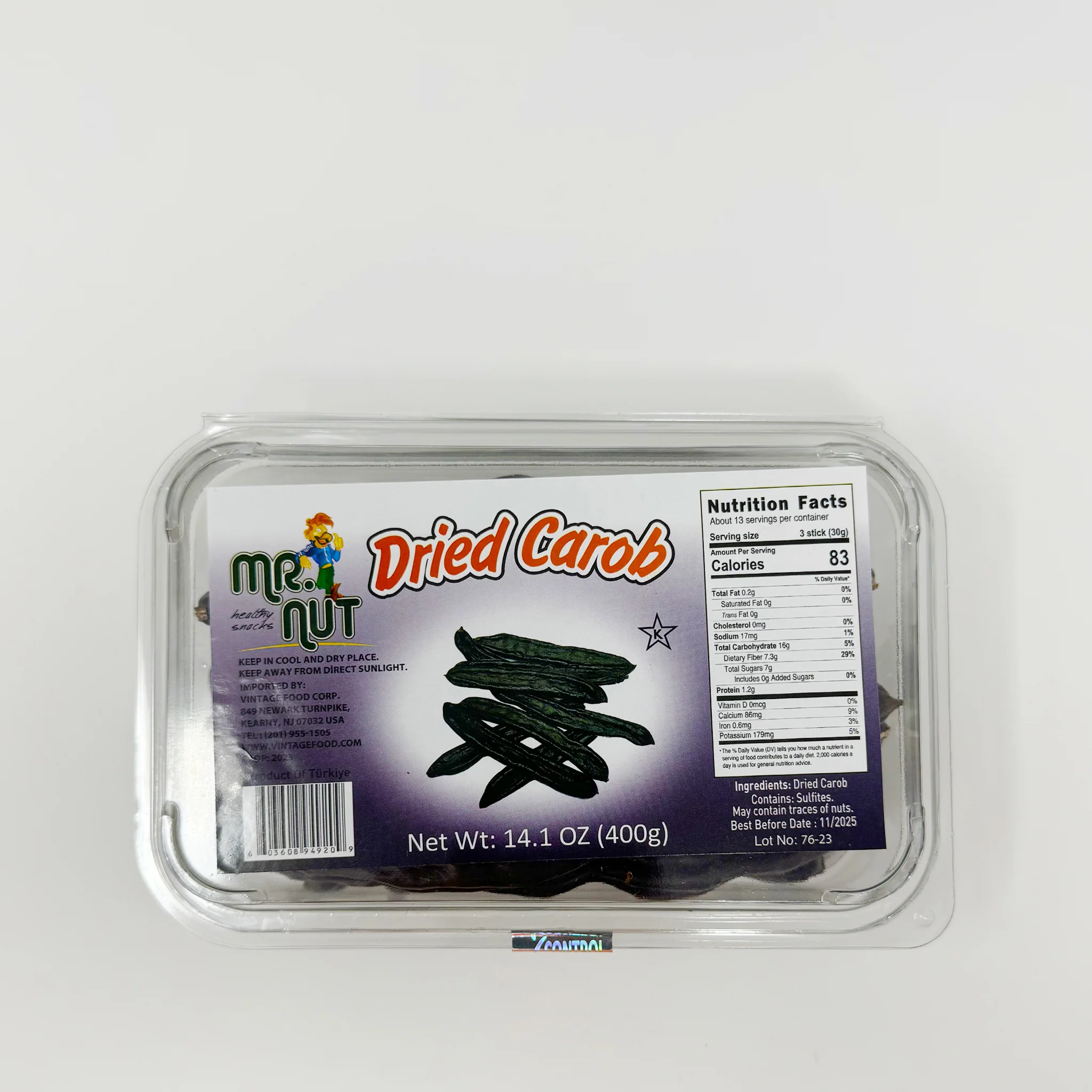 Mr. Nut Dried Carob 400g