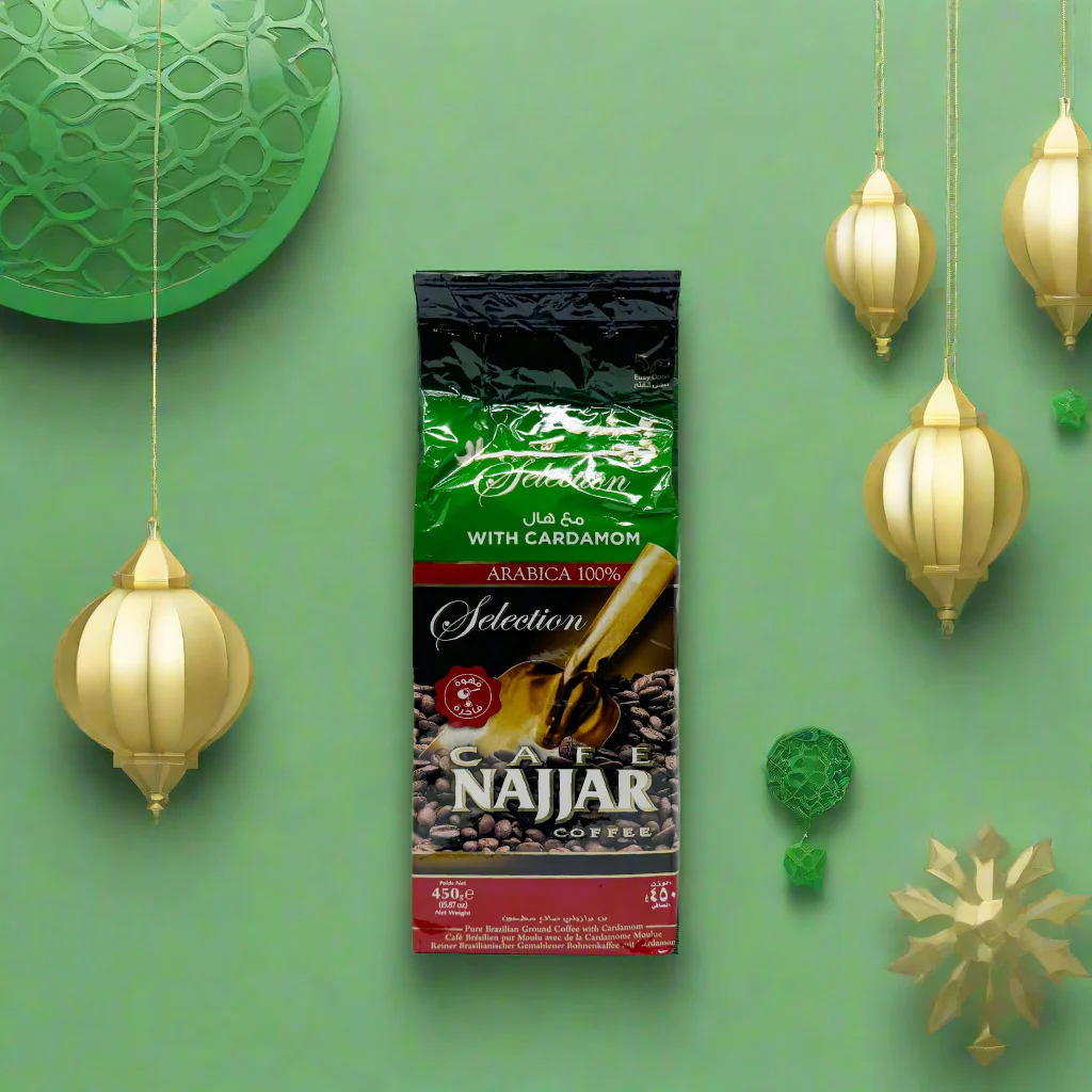 Najjar 100% coffees Arabica with cardamom 450g - Image 3