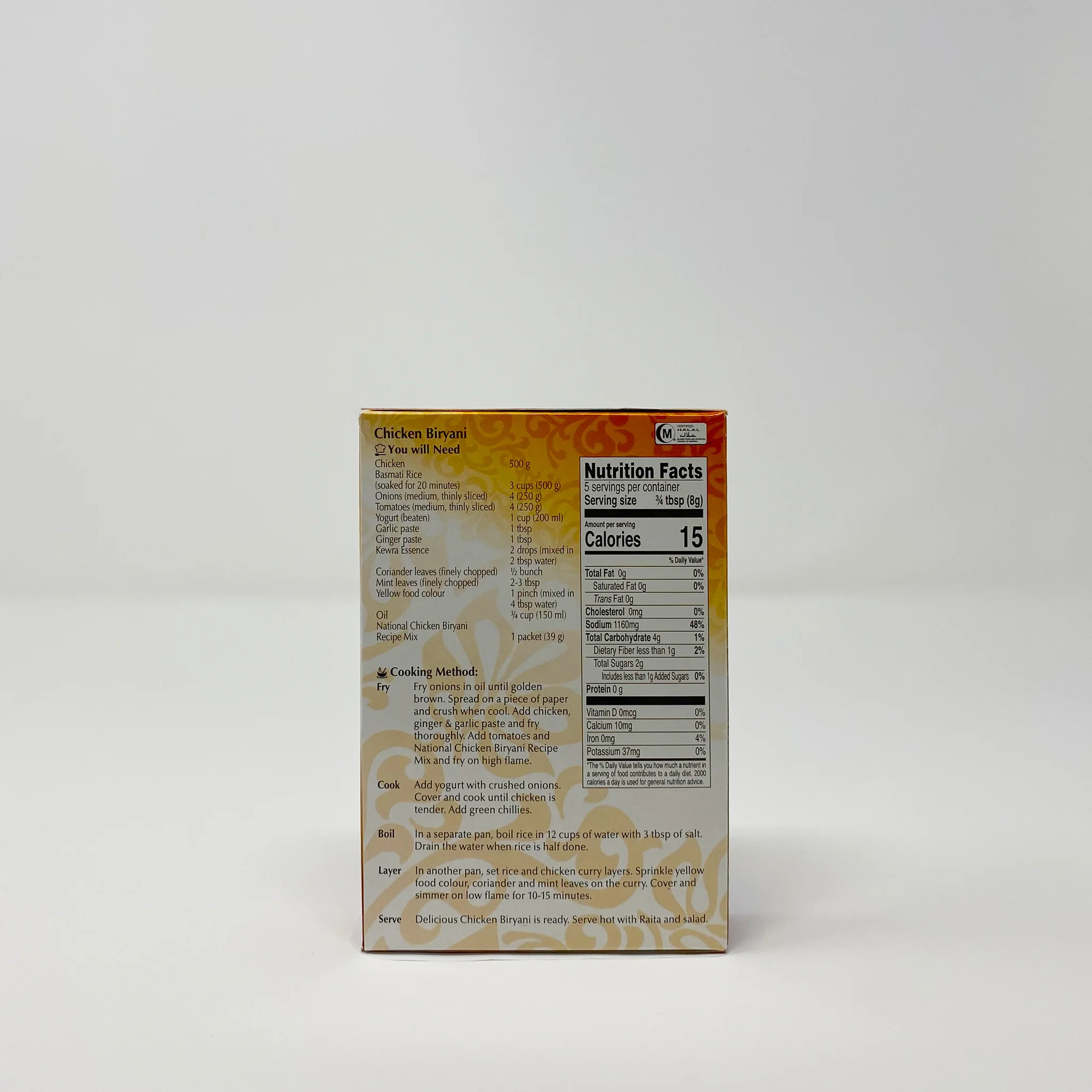 National Chicken Biryani 39g - Image 2