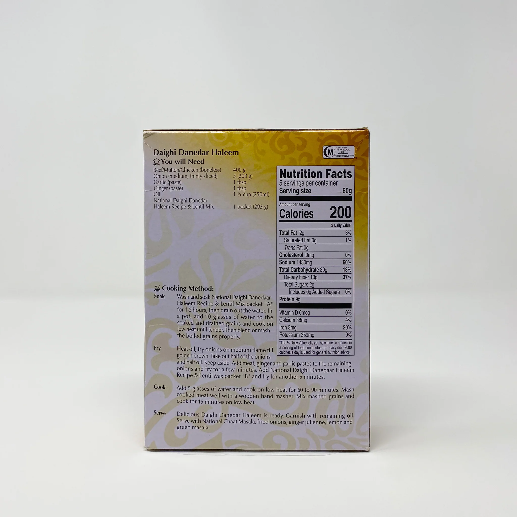 National Daighi Danedar Haleem 293g - Image 2