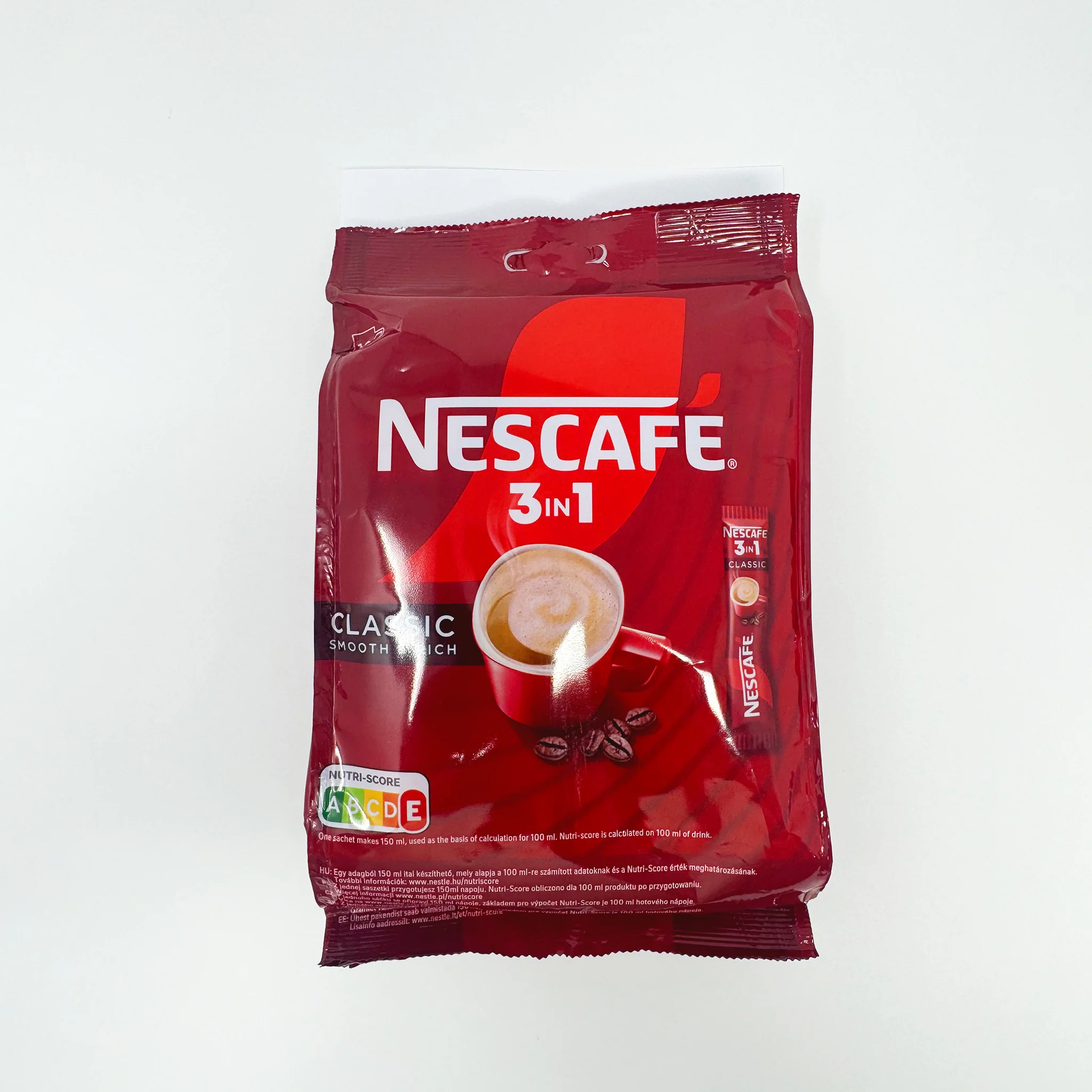 Nescafe 3 in 1 classic x 10 pack (165g total)