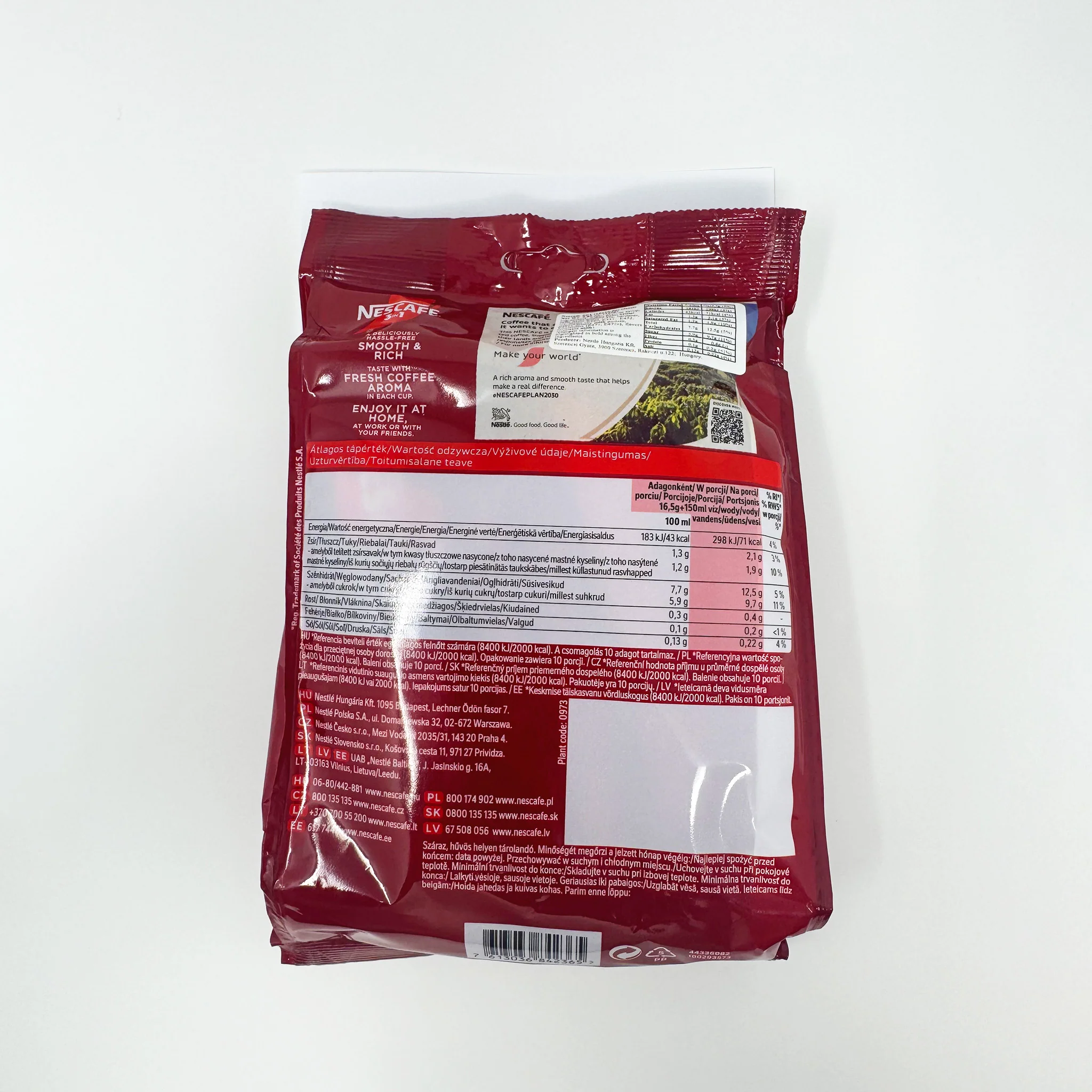 Nescafe 3 in 1 classic x 10 pack (165g total) - Image 2