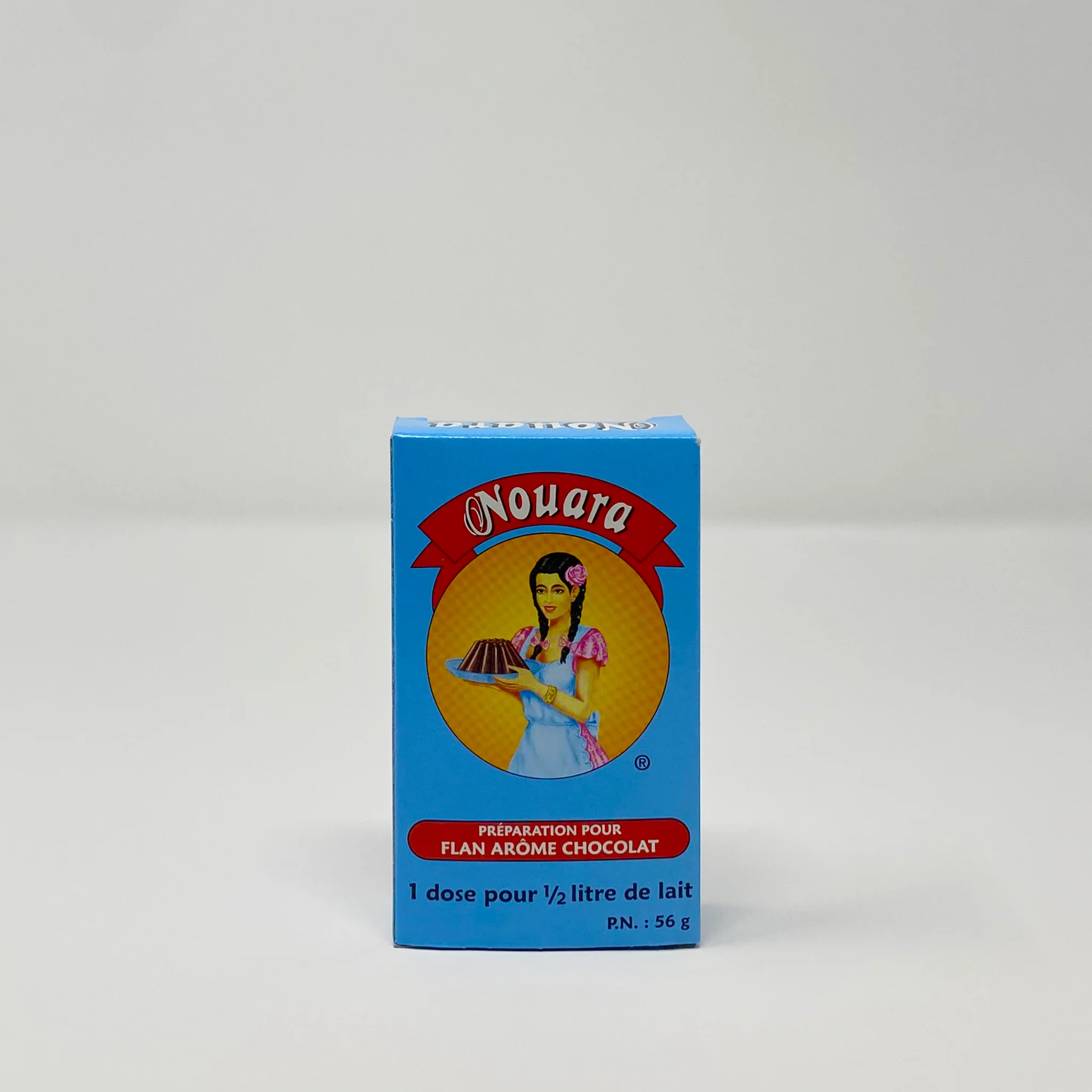 Nouara Flan chocolate Flavored 54g Cartoon Package