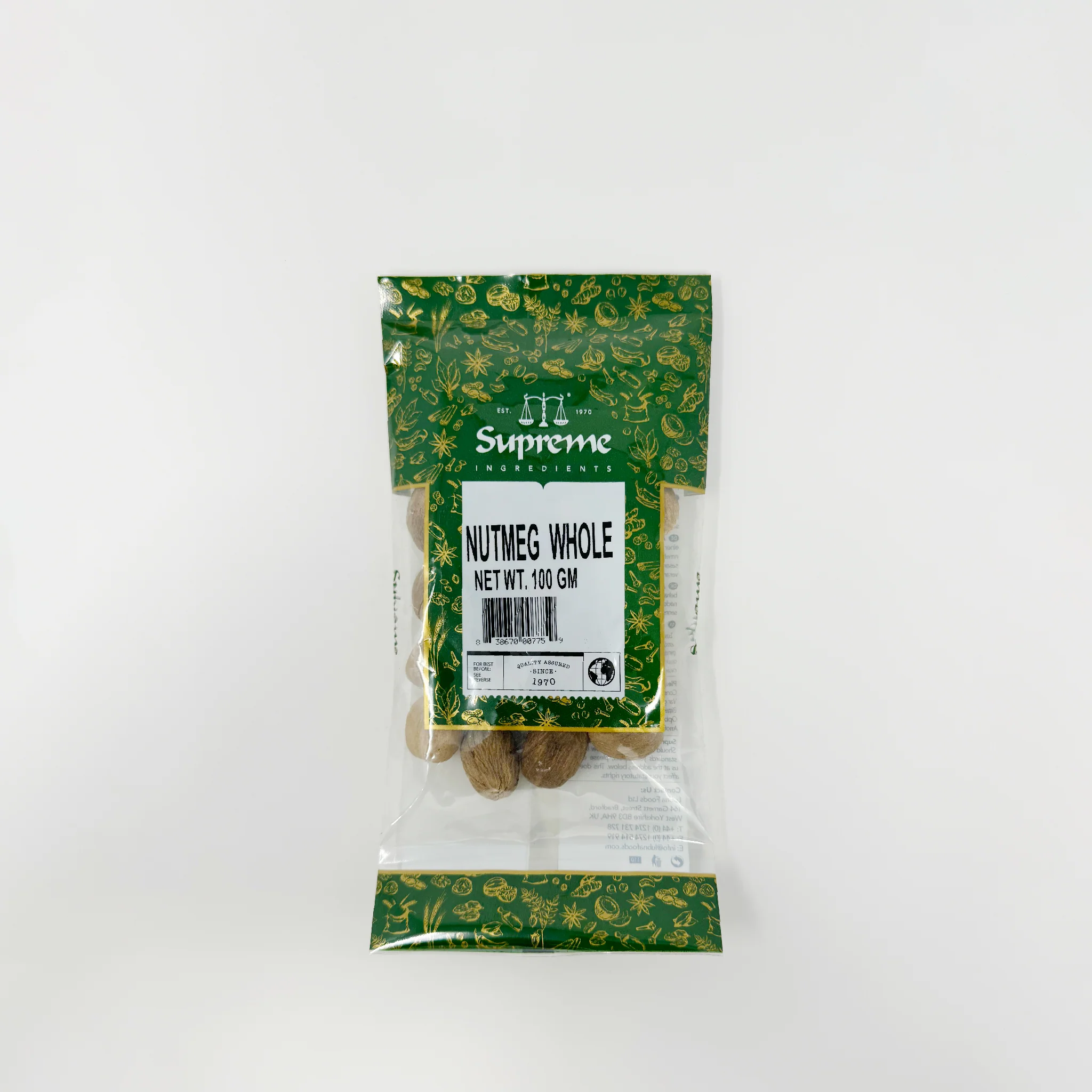 Nutmeg Whole 100g