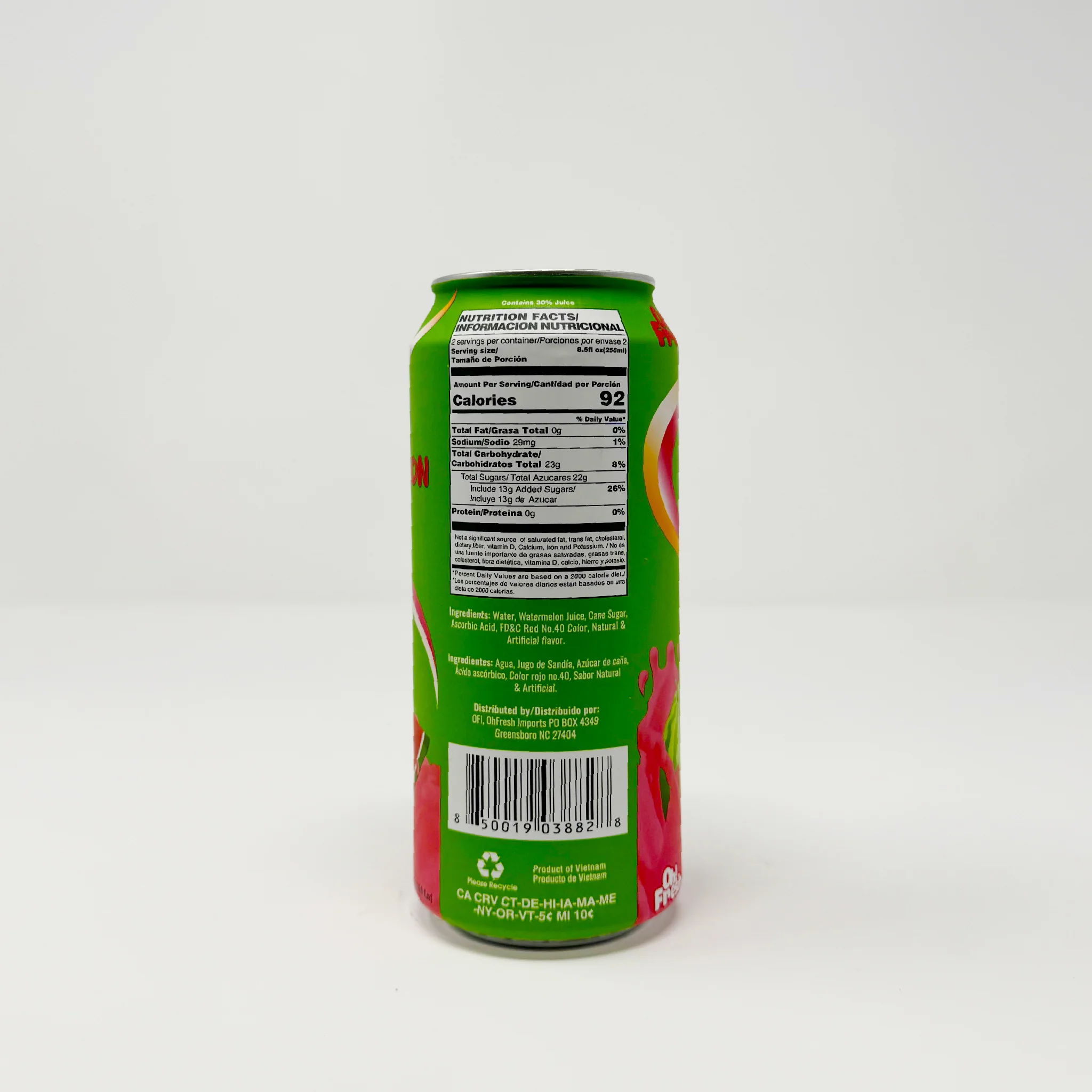 Oh Fresh Watermelon 500ml - Image 2