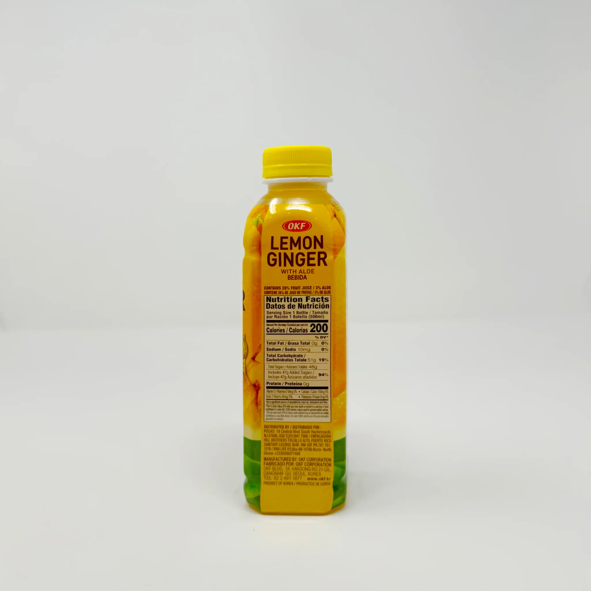 OKF Lemon Ginger juice Drink 500ml - Image 2