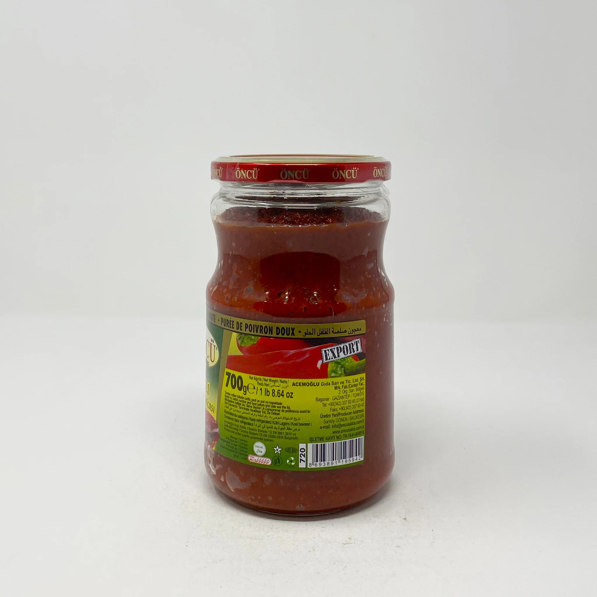 Oncu Mild pepper paste 700g - Image 3