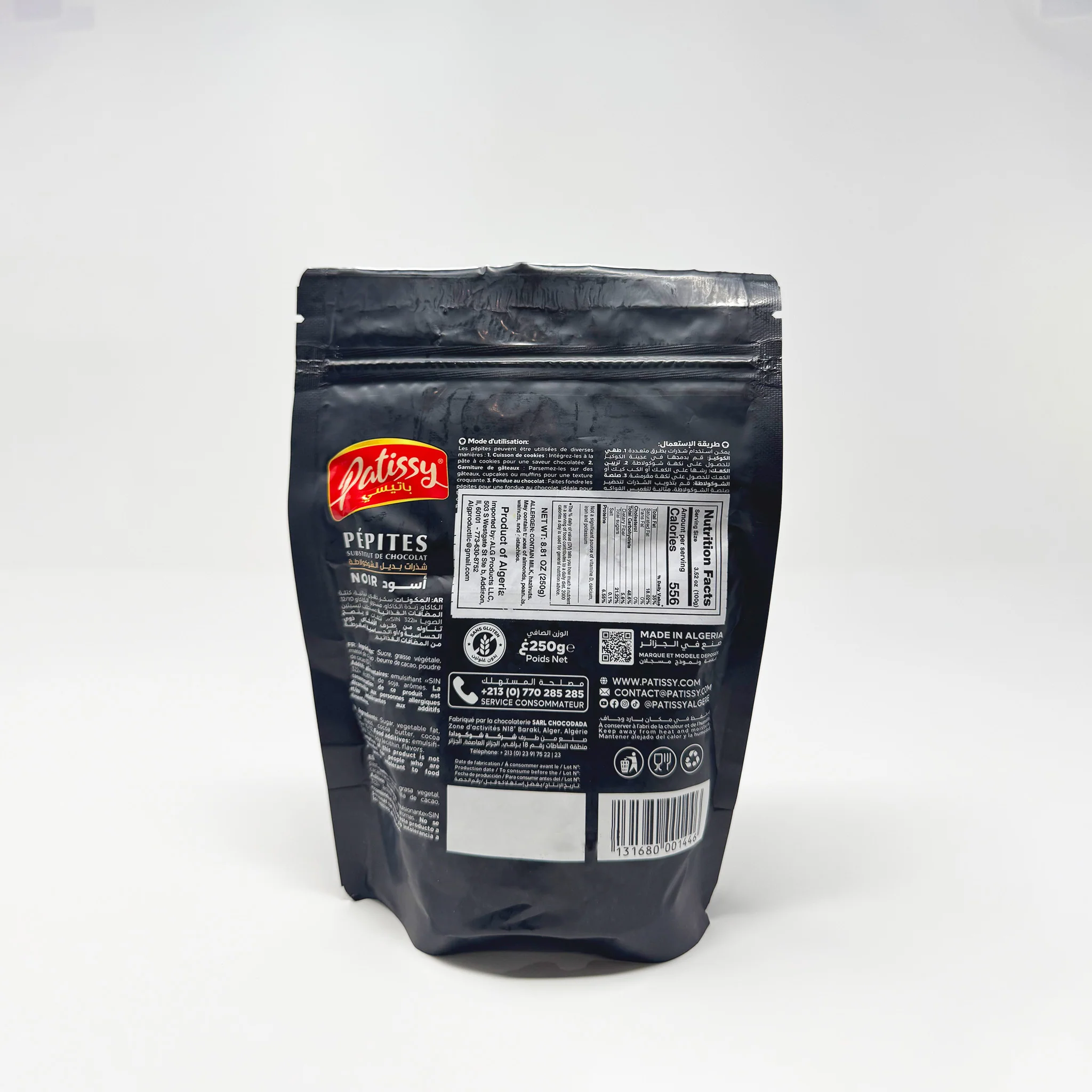 Patissy Pepites Algerian chocolate substances 250g - Image 2