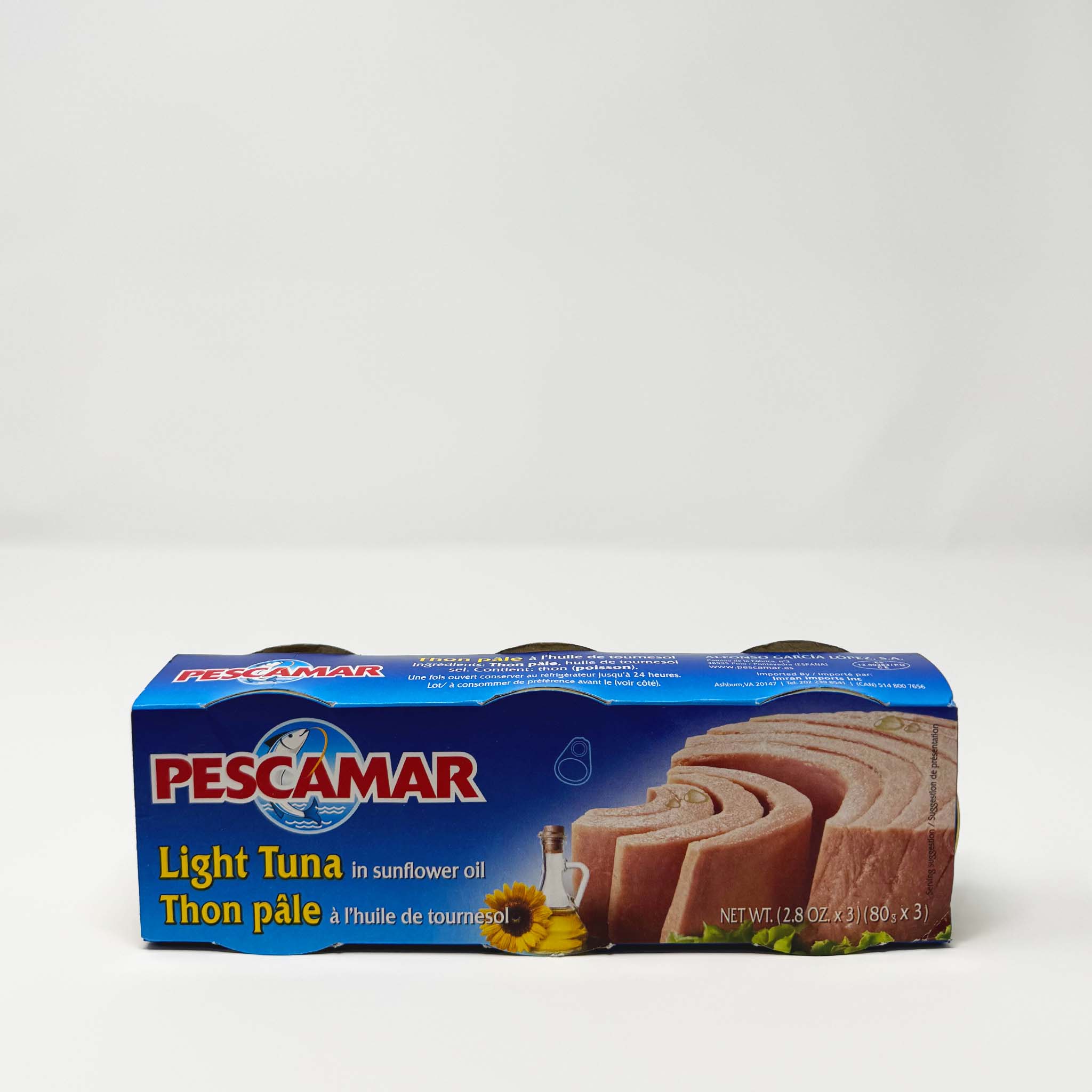Pescamar chunks tuna in Sunflower Oil 80g*3