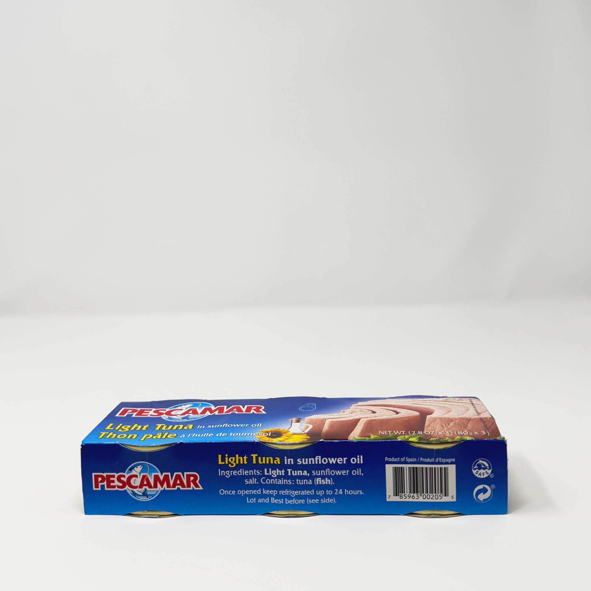 Pescamar chunks tuna in Sunflower Oil 80g*3 - Image 3