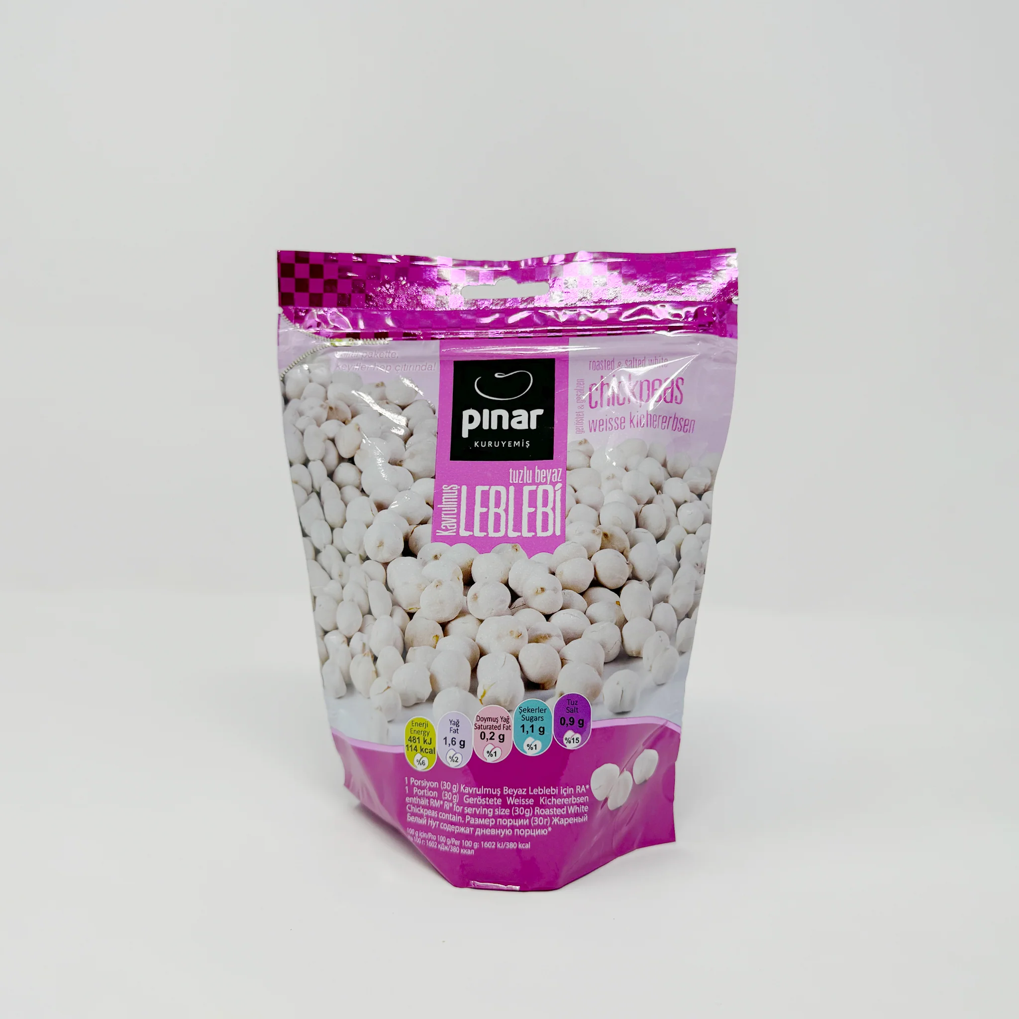 Pinar Roosted, salted White Chickpeas 170g