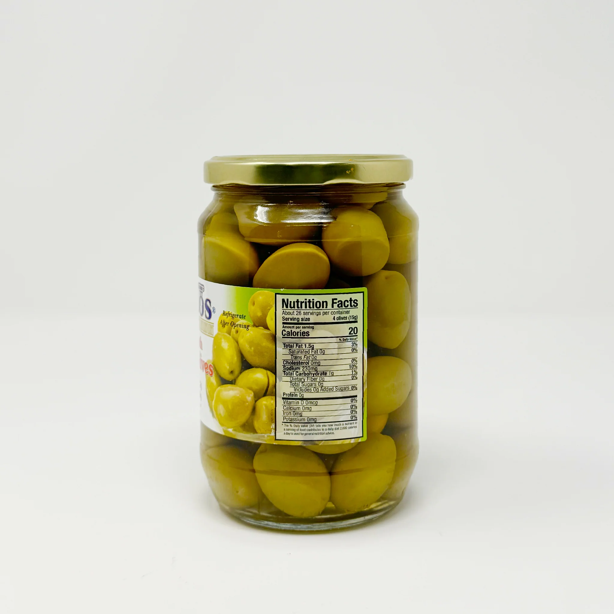 Pindos Green olives 710g - Image 2