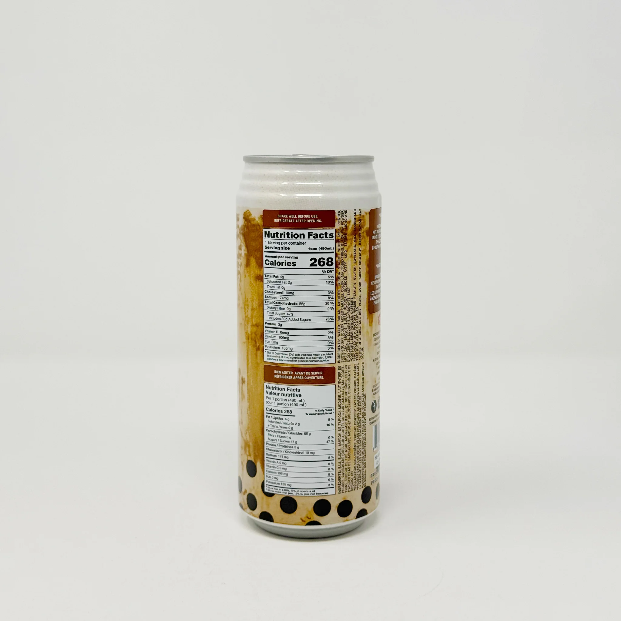 Pocas Bubble tea brown sugar 490ml - Image 2