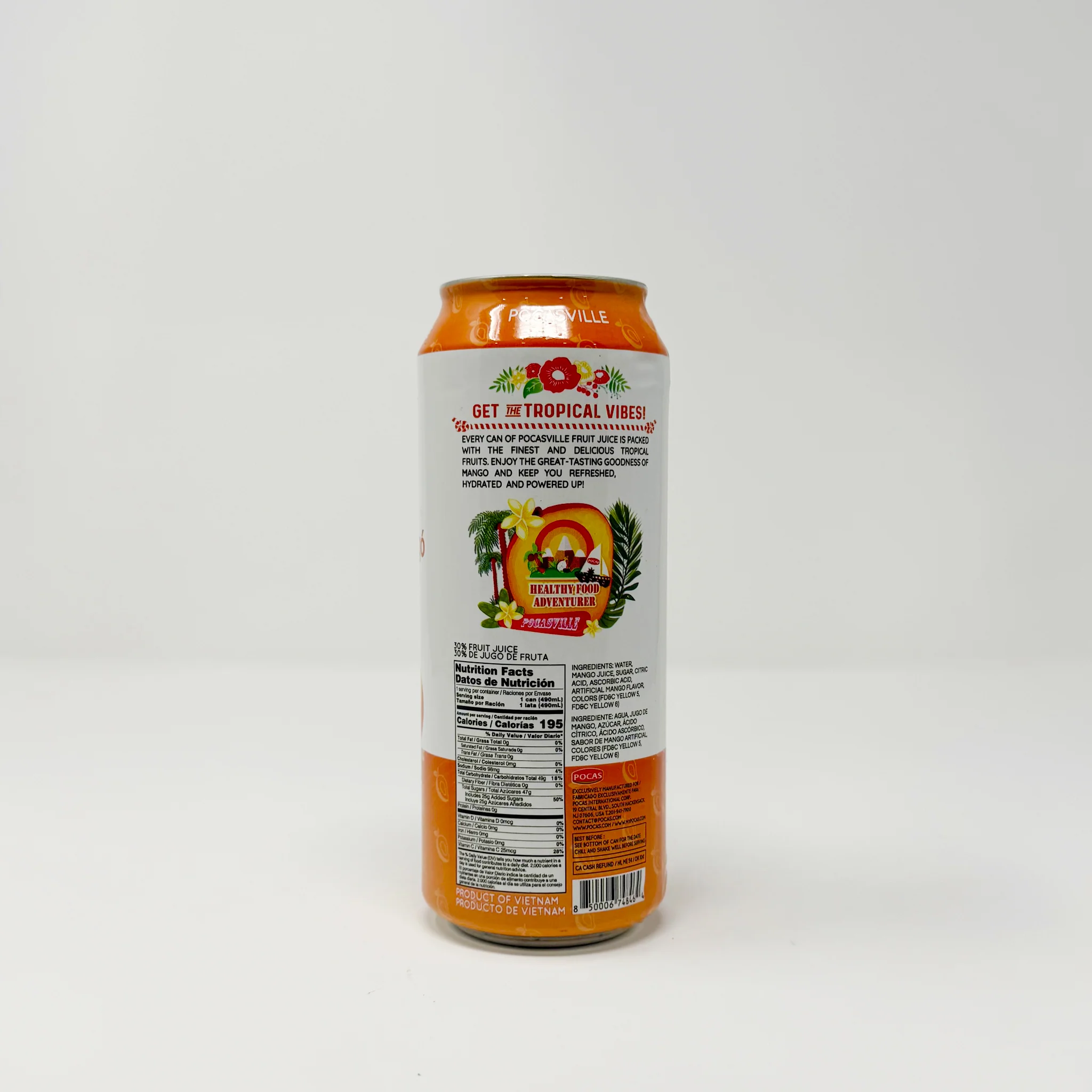 Pocasville mango juice 490ml - Image 2