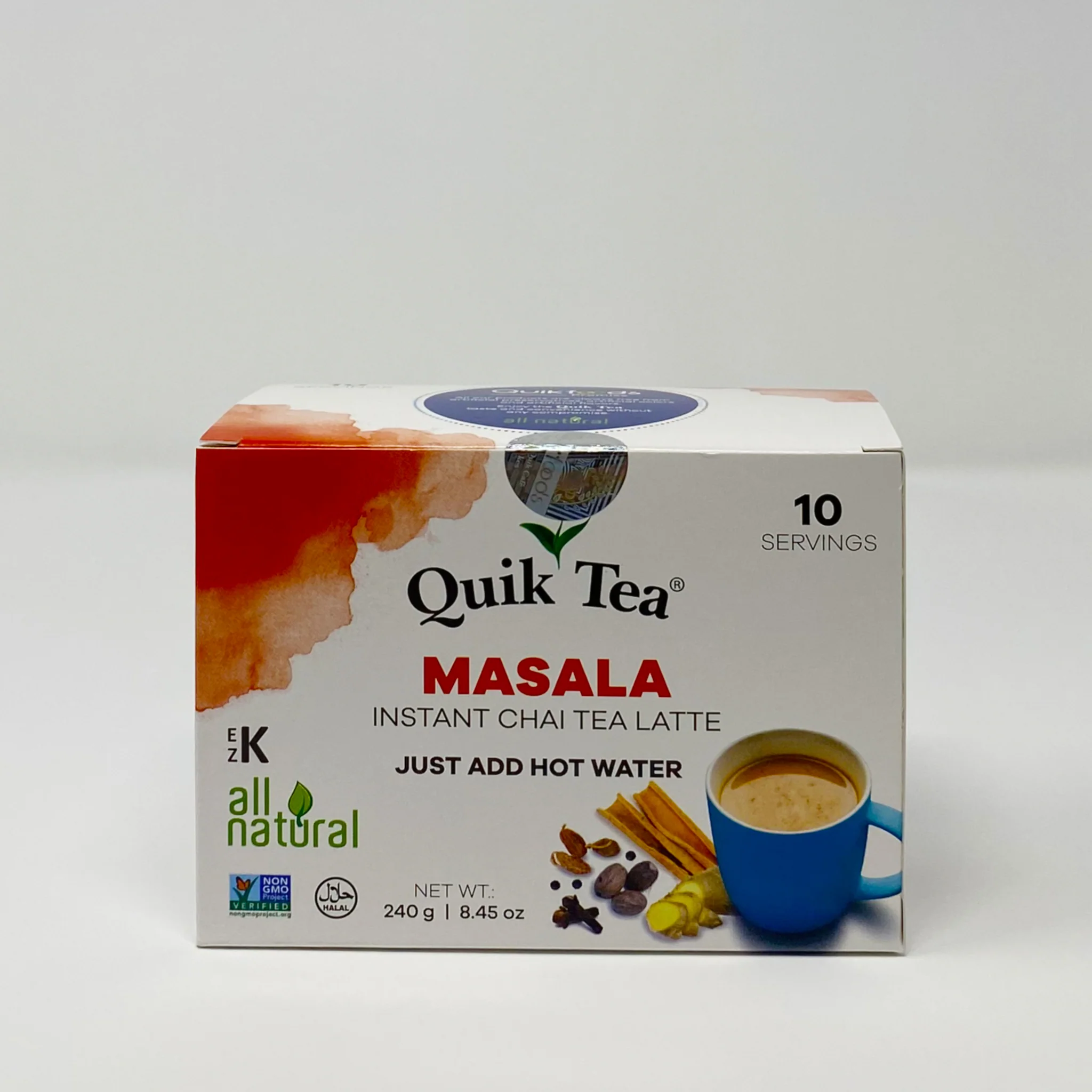 Quik Tea Masala instant chai tea latte 10 bags