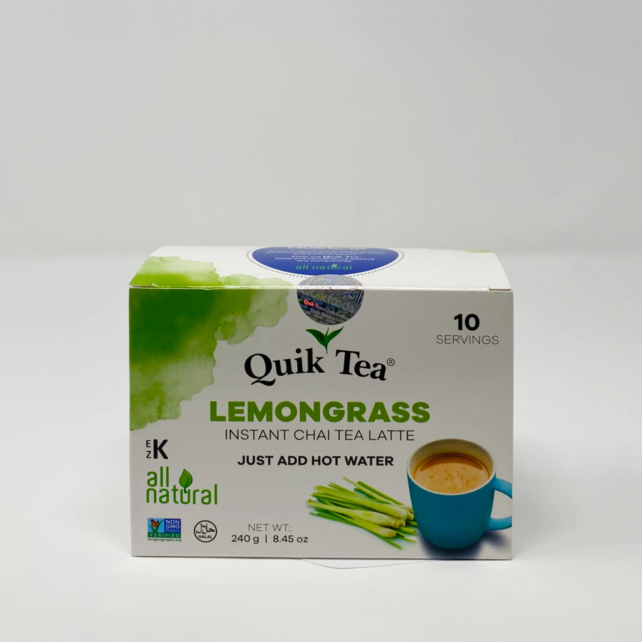 Quik Tea Lemongrass instant chai tea latte 10 bags
