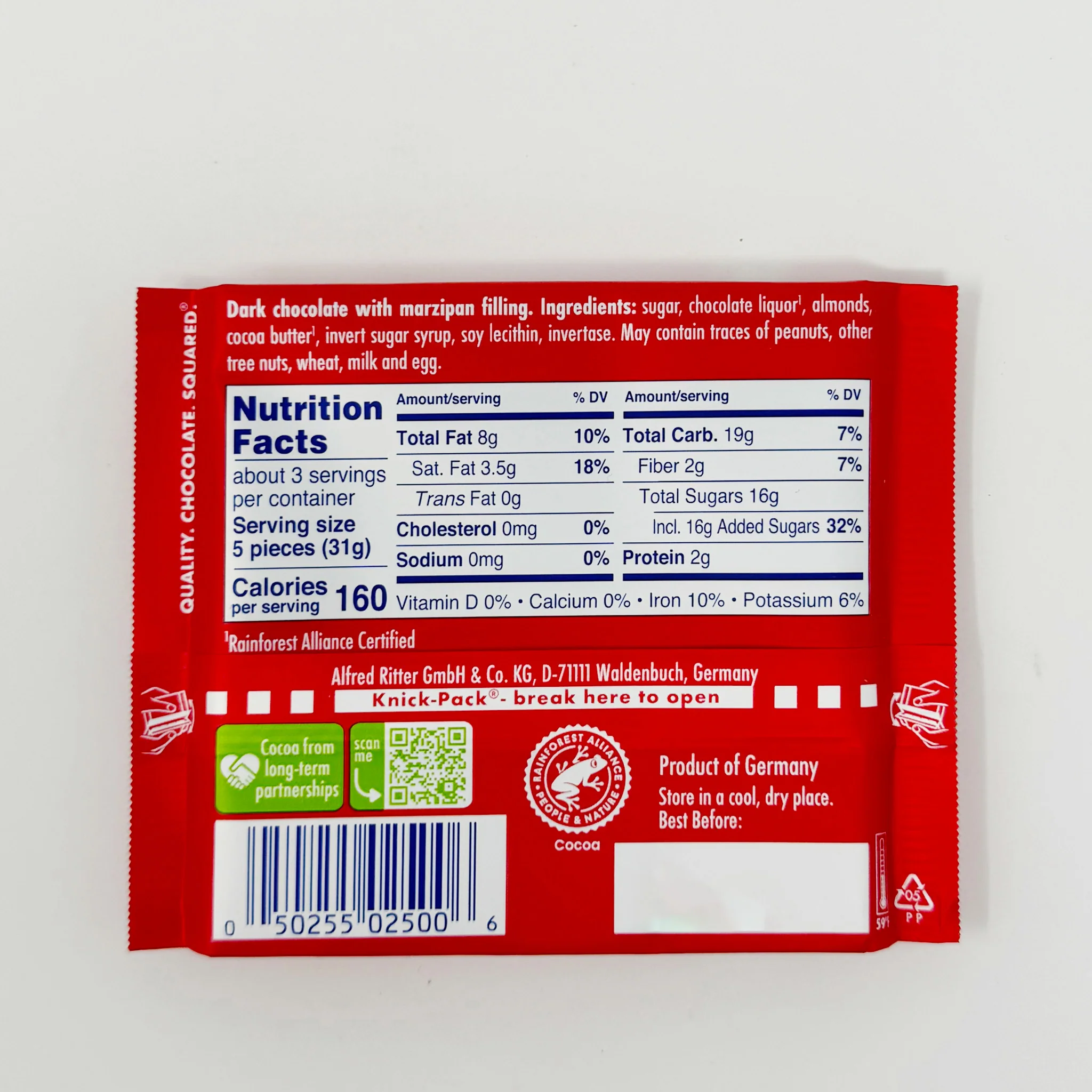Ritter sprot chocolate bars 100g - Image 12