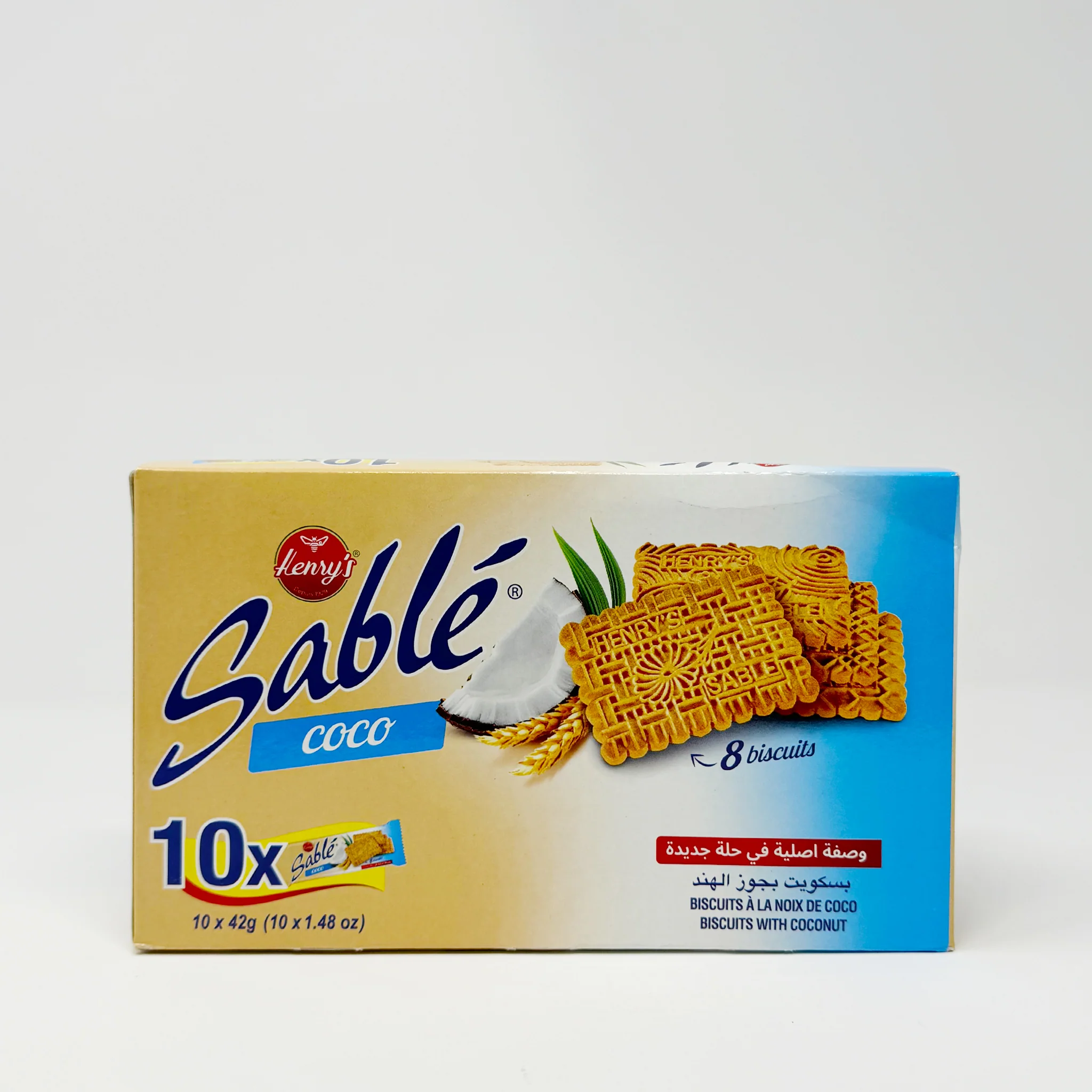 Sable Moroccan coco biscuit 10*42g pack