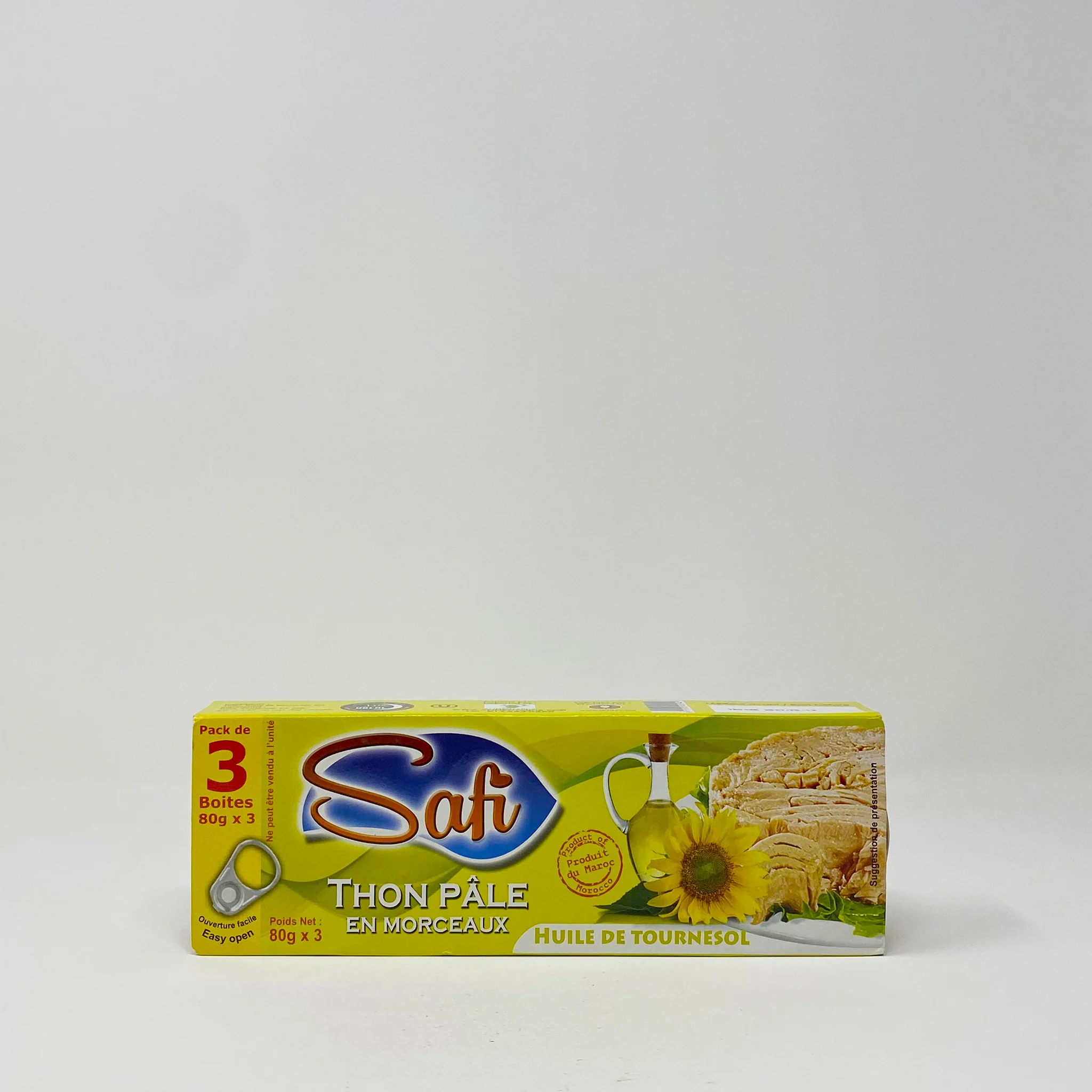Safe Moroccan tuna with Sunflower oil 3 Pk - Image 2