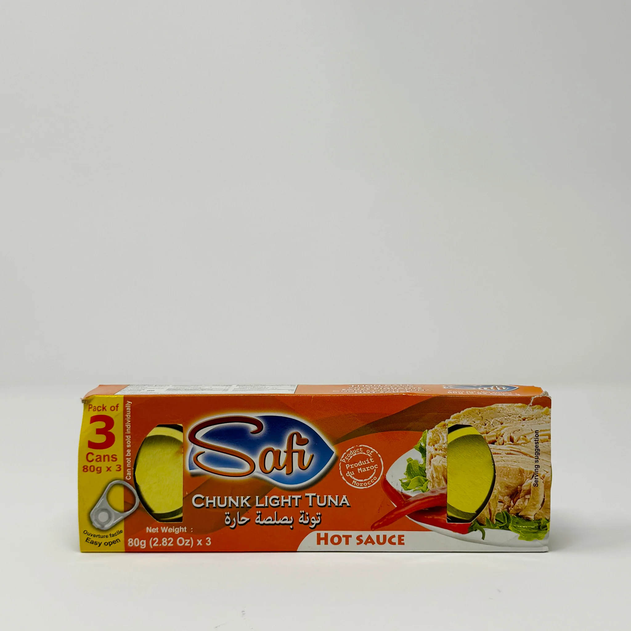 Safi Moroccan light tuna Sauce hot sauce 3 pack
