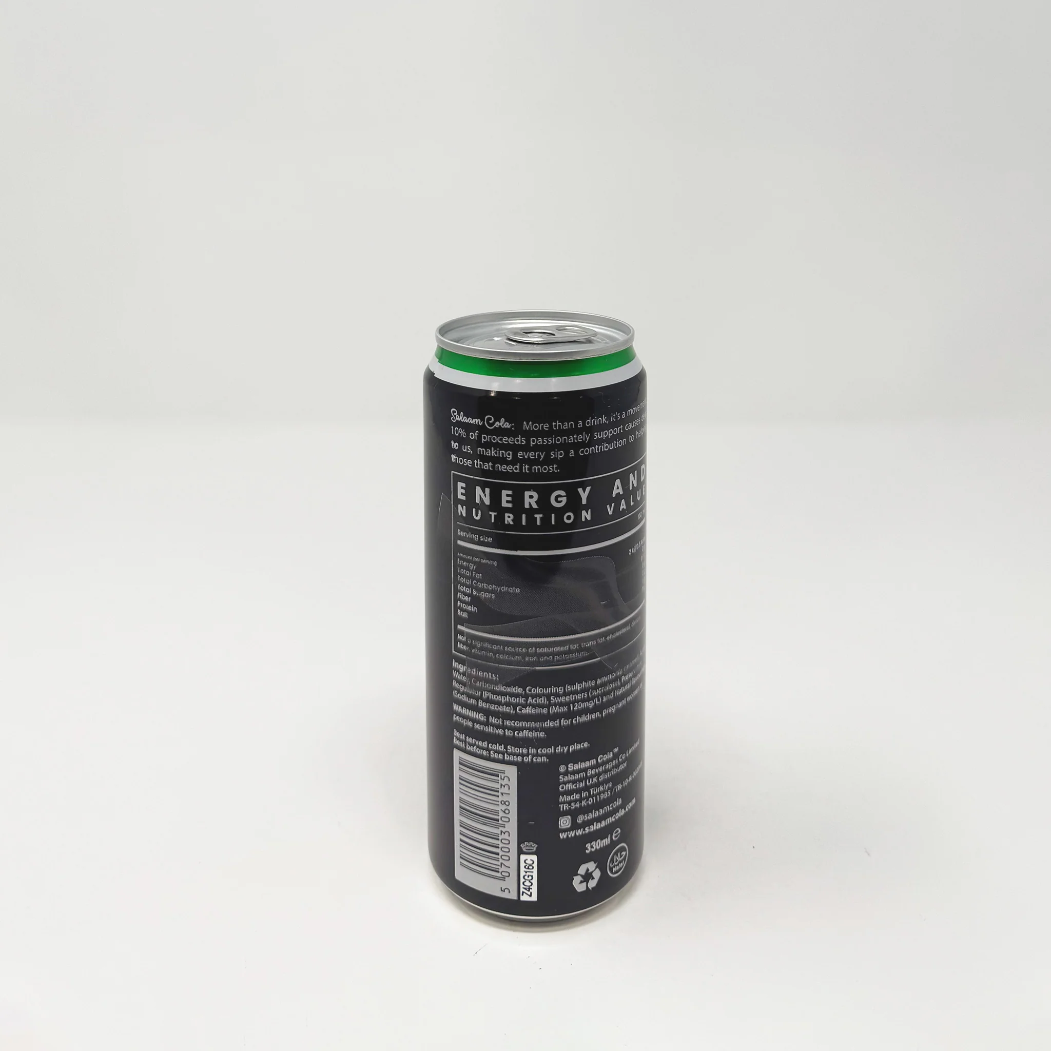 Salaam no sugar Cola 330ml - Image 2