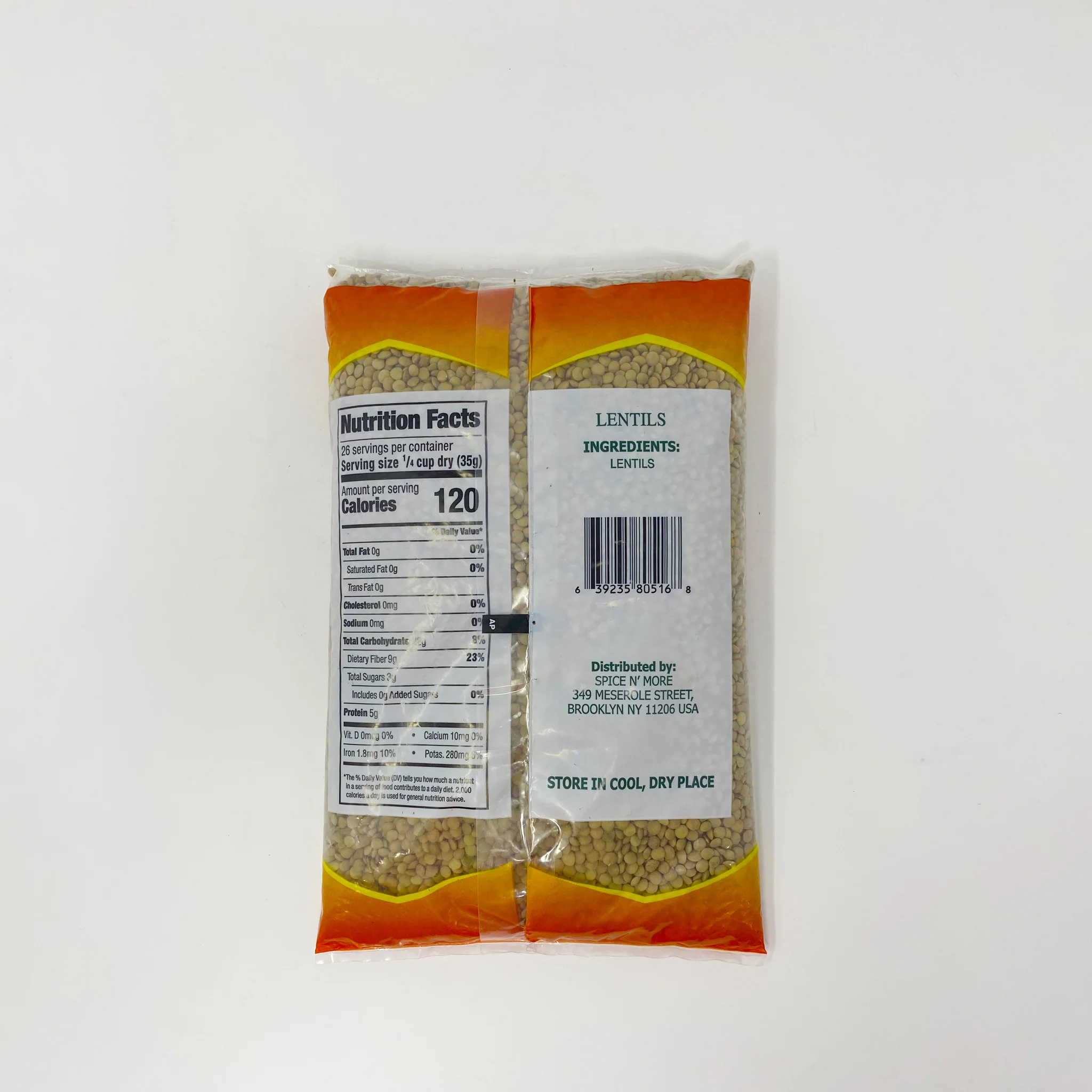Salma green Lentils 2lb - Image 2