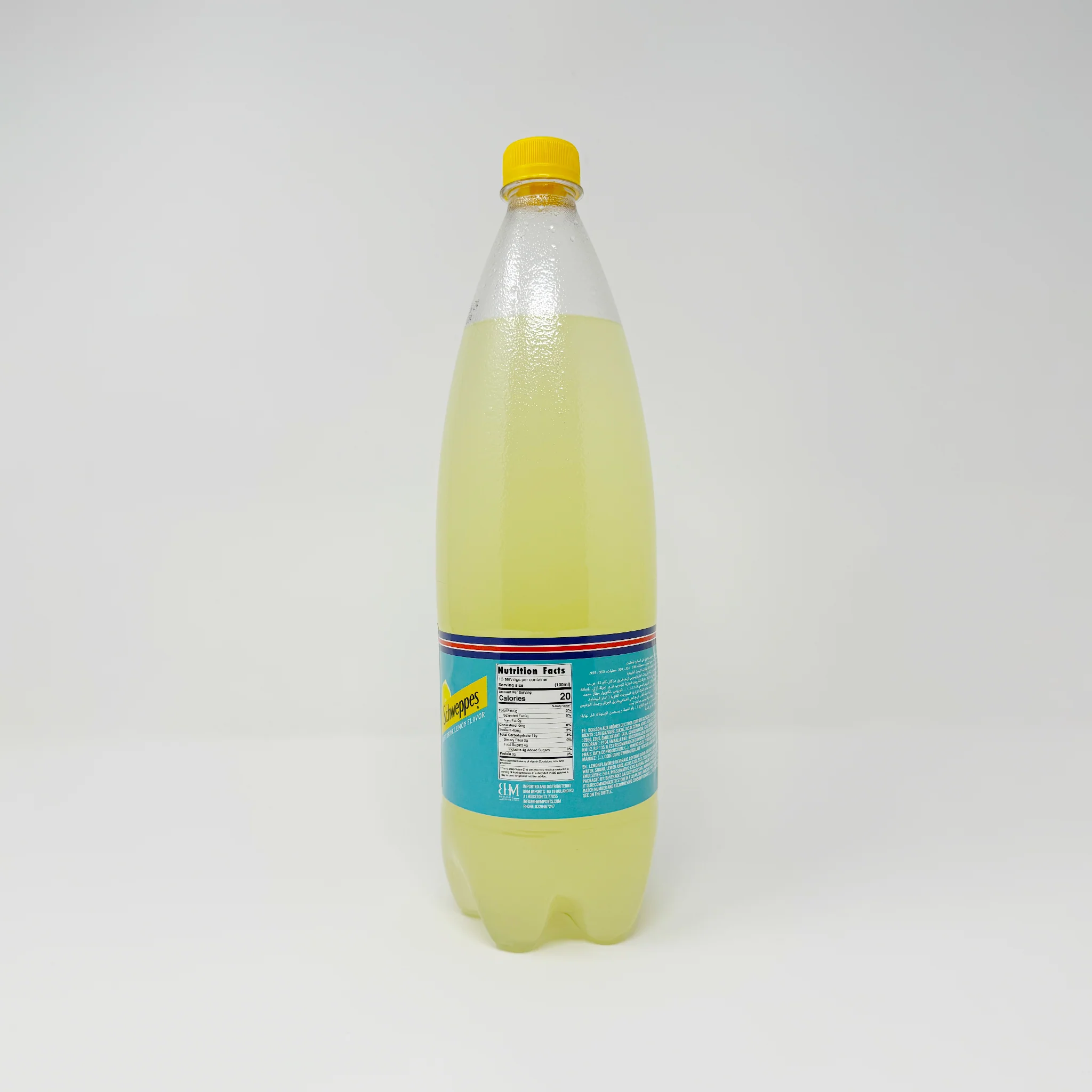 Schweppes Citron Moroccan soda 1L - Image 2