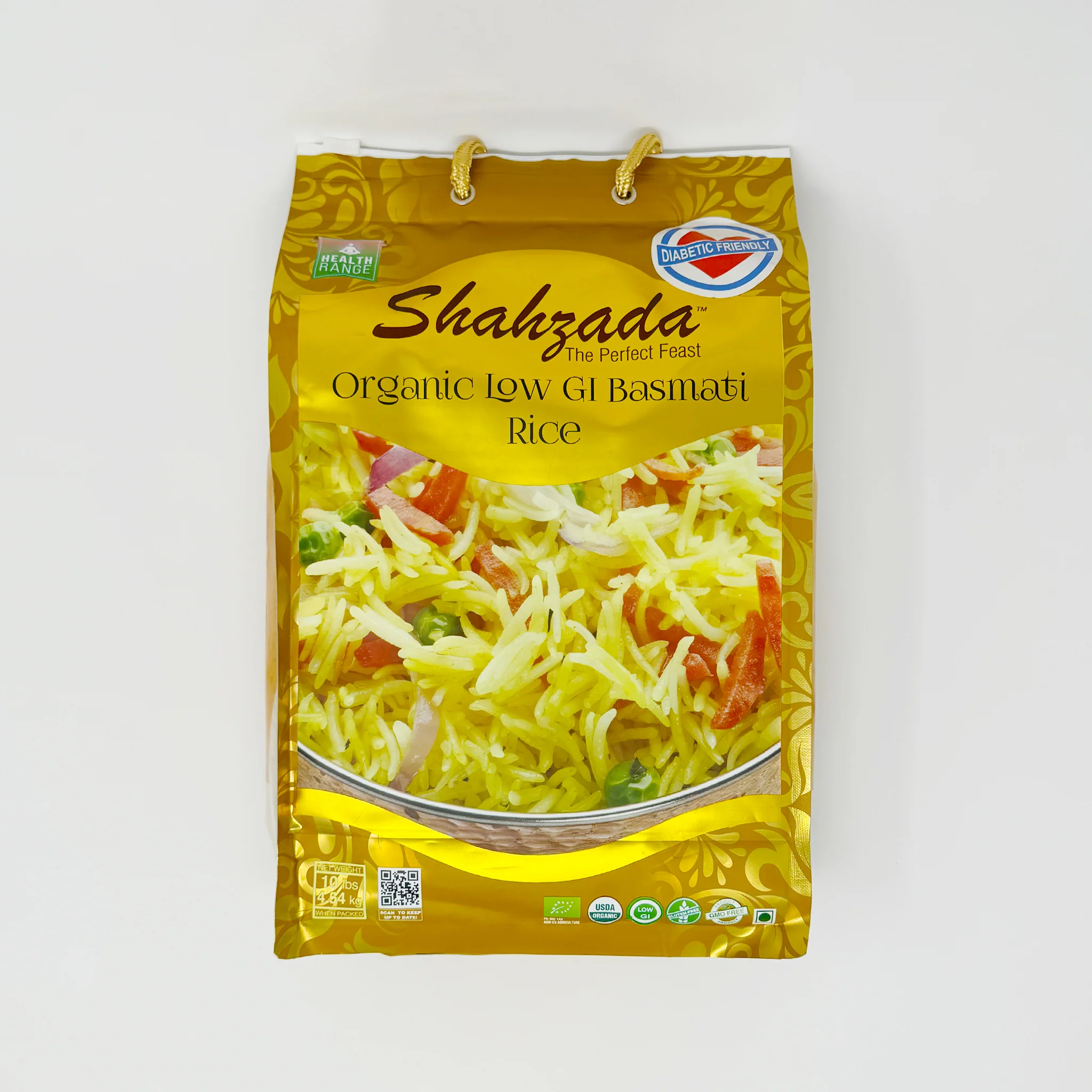 Shahzada organic Low Gi Basmati rice 10 lb (In-Store Only)