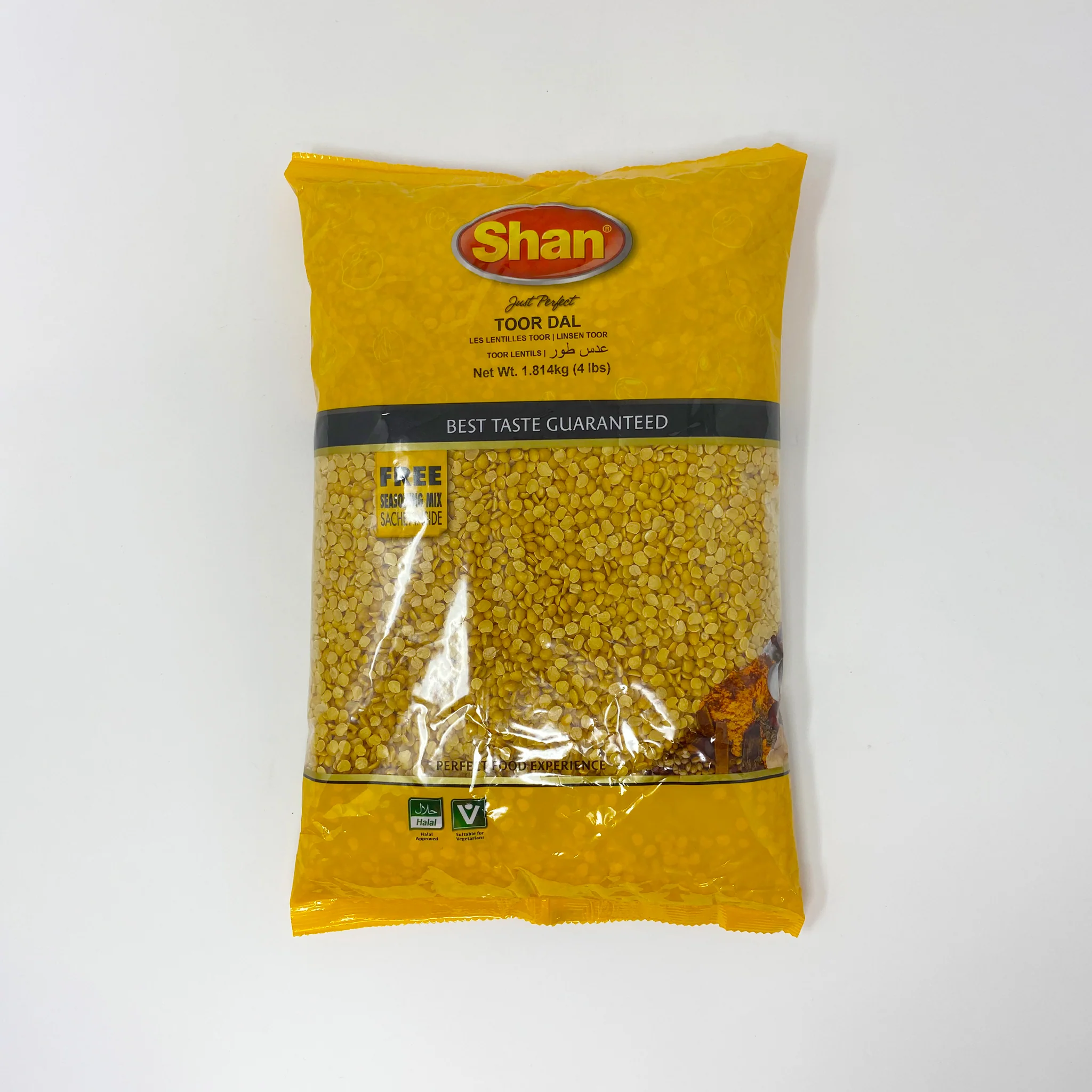 Shan split lentils Toor Dal 2-4lb