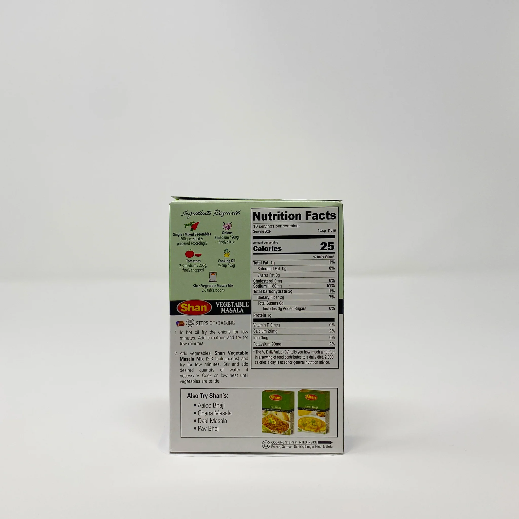 Shan vegetable Masala 100g - Image 2