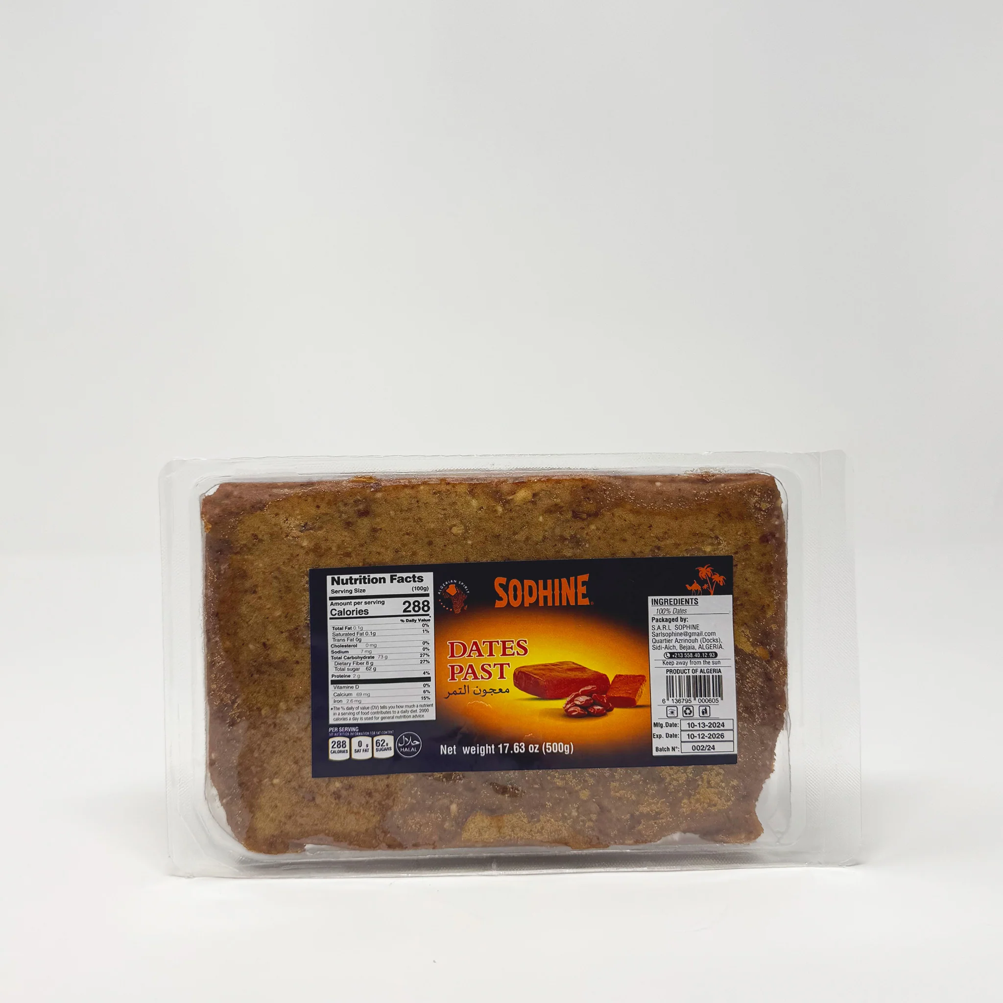 Sophine Algerian date past 400g