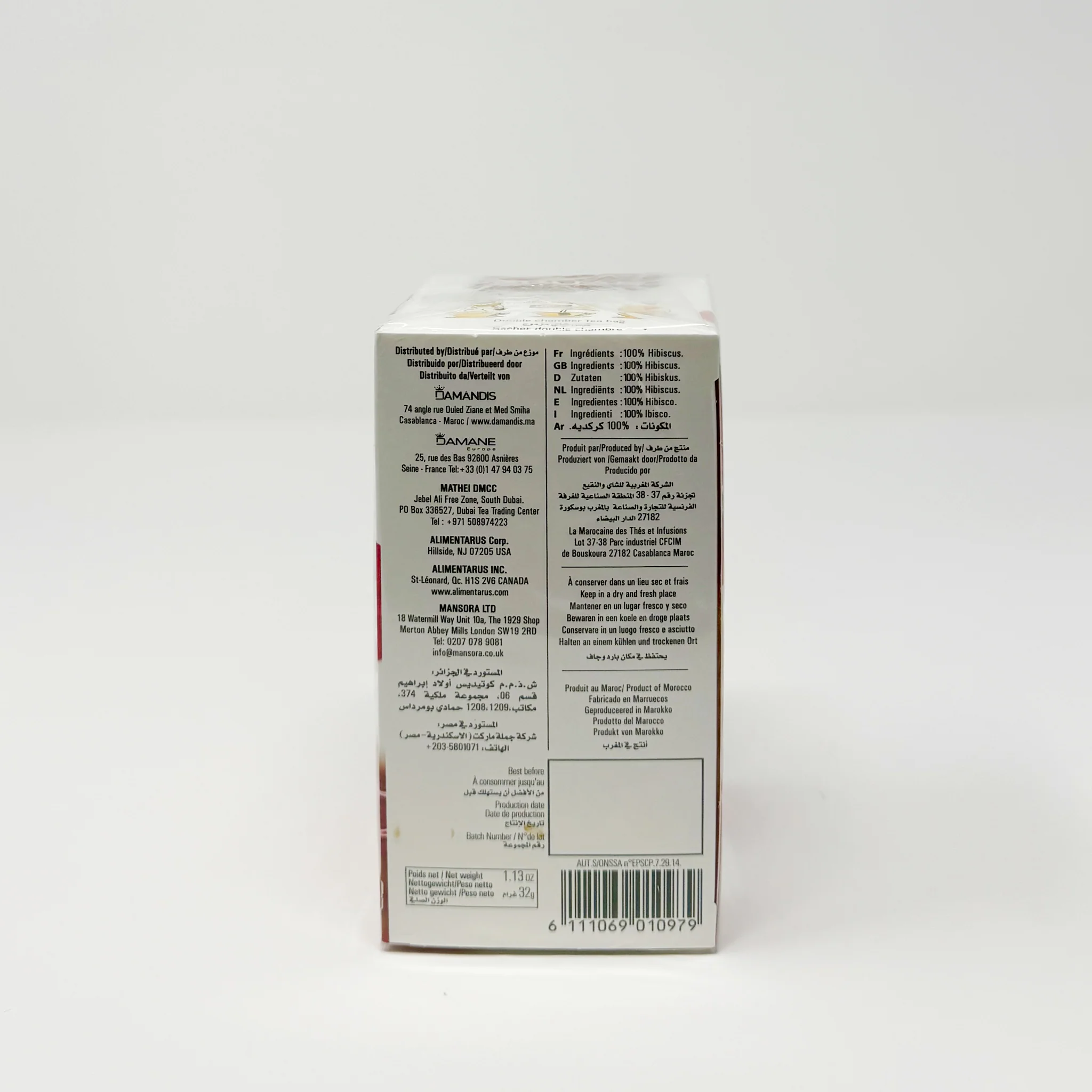 Sultan Pure Hibiscus 20 Tea bags - Image 2