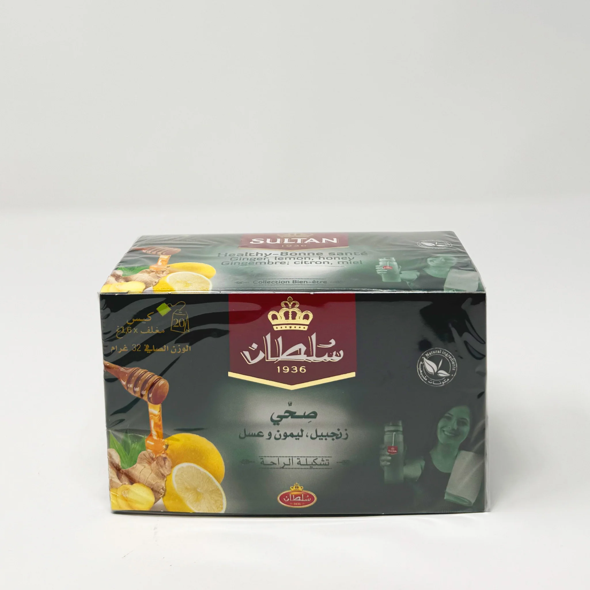 Sultan Green tea with ginger lemon 20bag