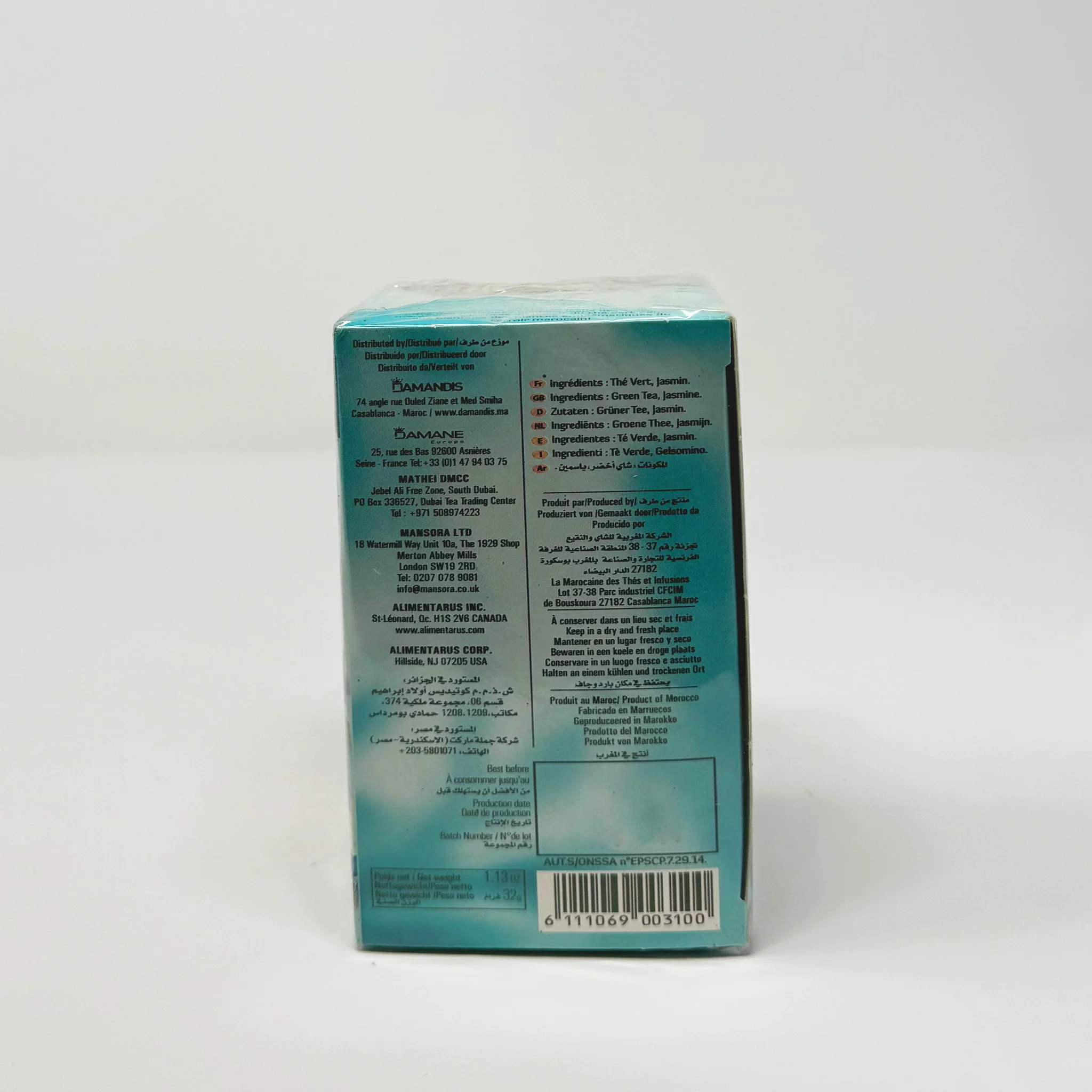 Sultan Green tea with jasmine 20bag - Image 2