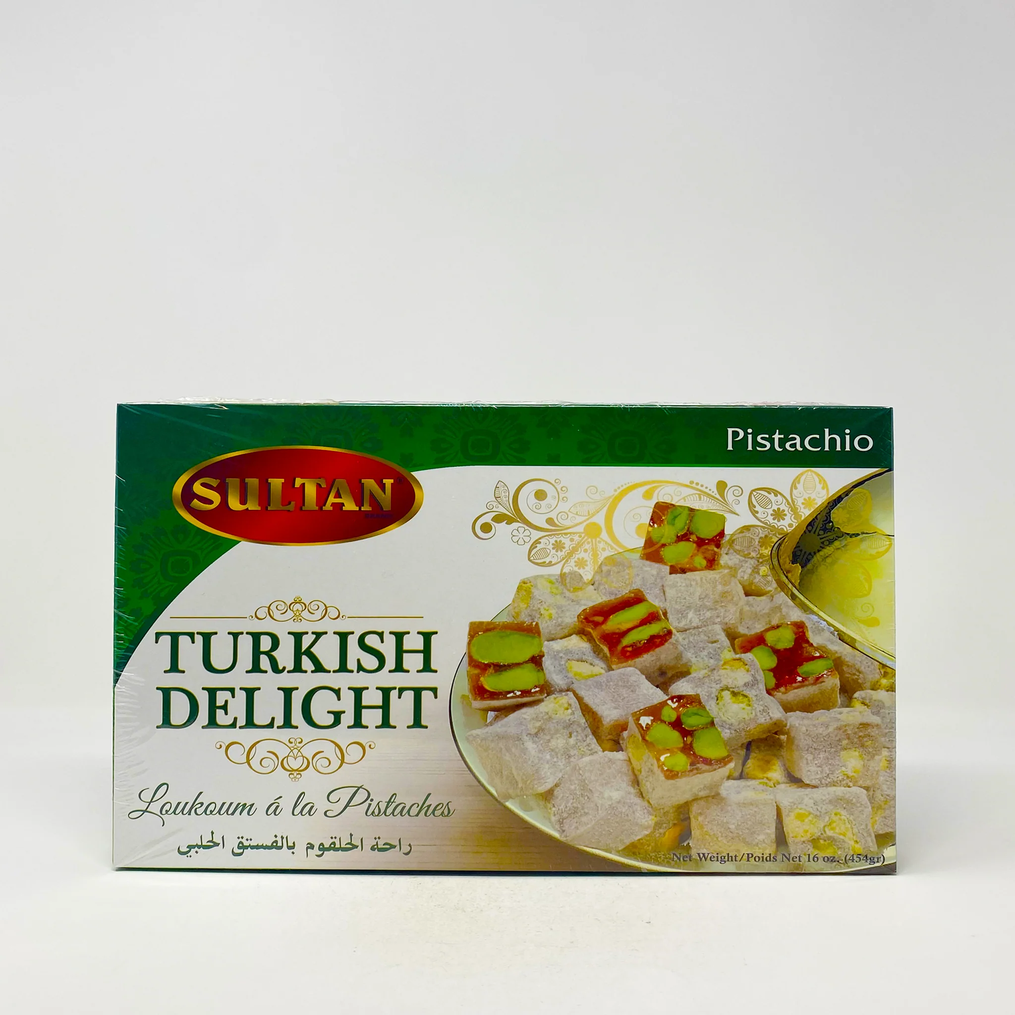 Sultan Turkish Delight pistachio 454g