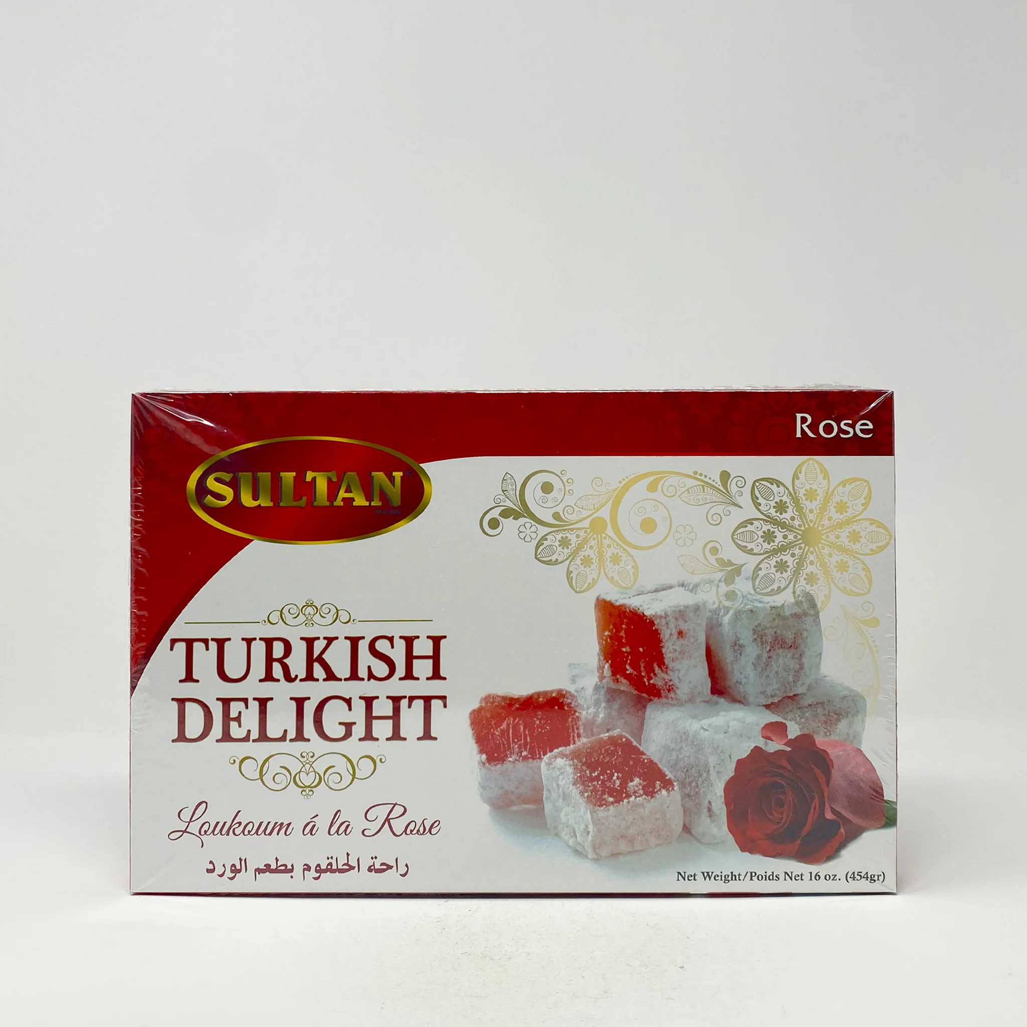 Sultan Turkish Delight Rose 454g